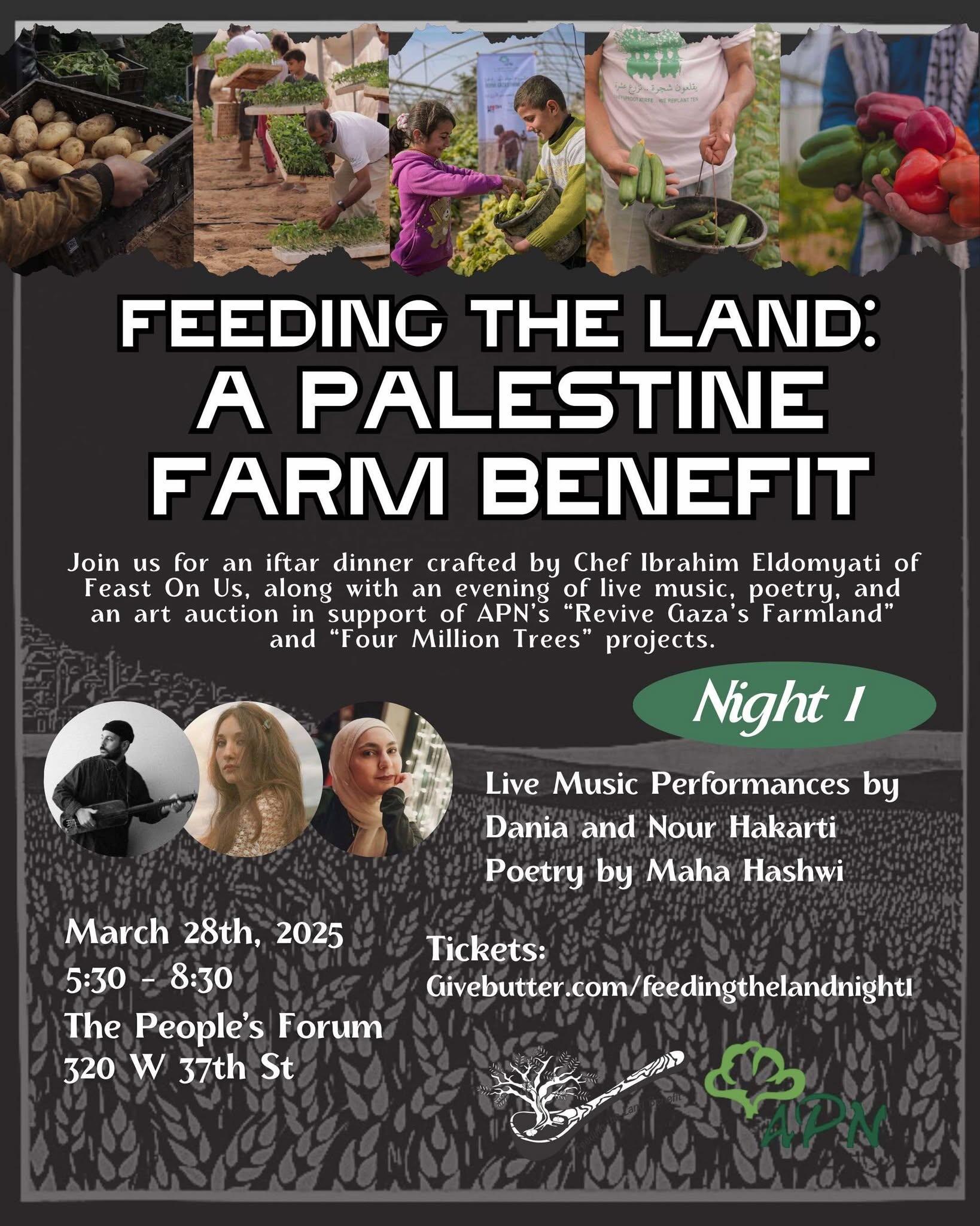 Campaign cover image for Feeding the Land Night 1