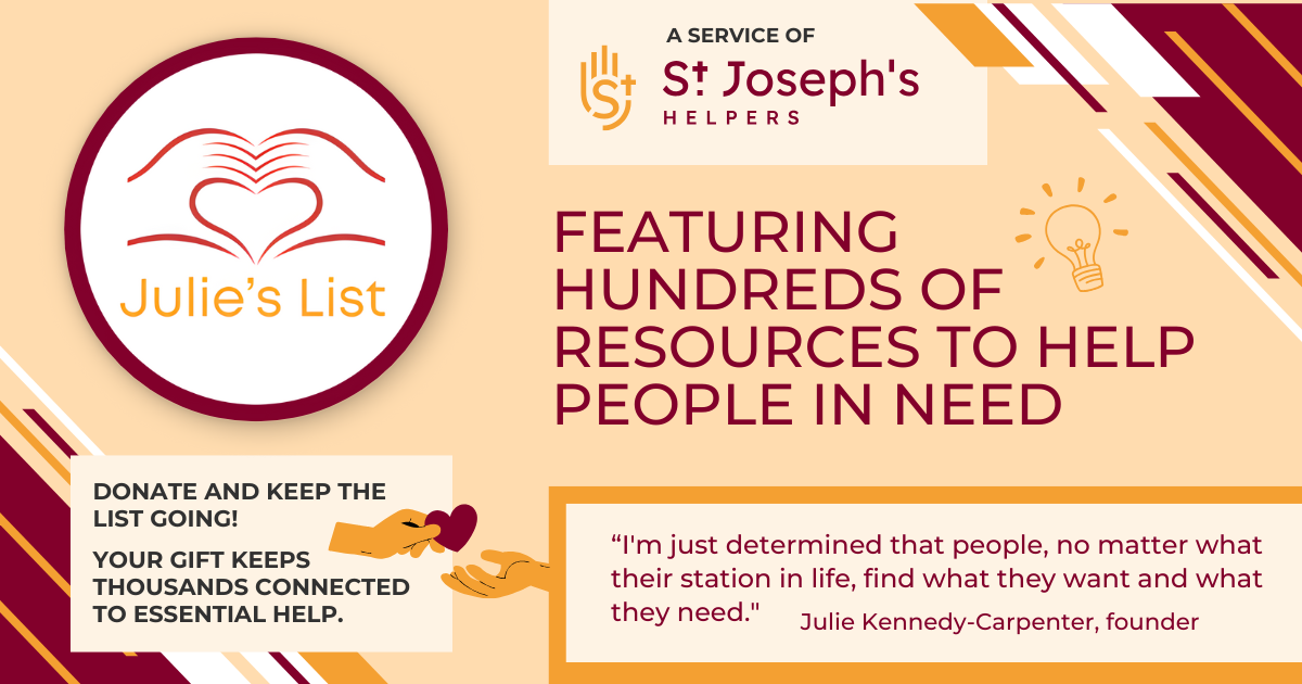 Campaign cover image for Julie's List · A Lifeline of Resources