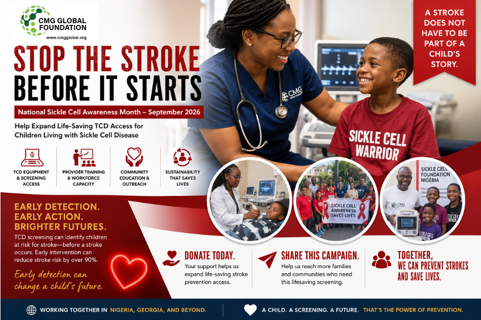 Campaign cover image for Stop the Stroke Before It Starts - World Sickle Cell Month