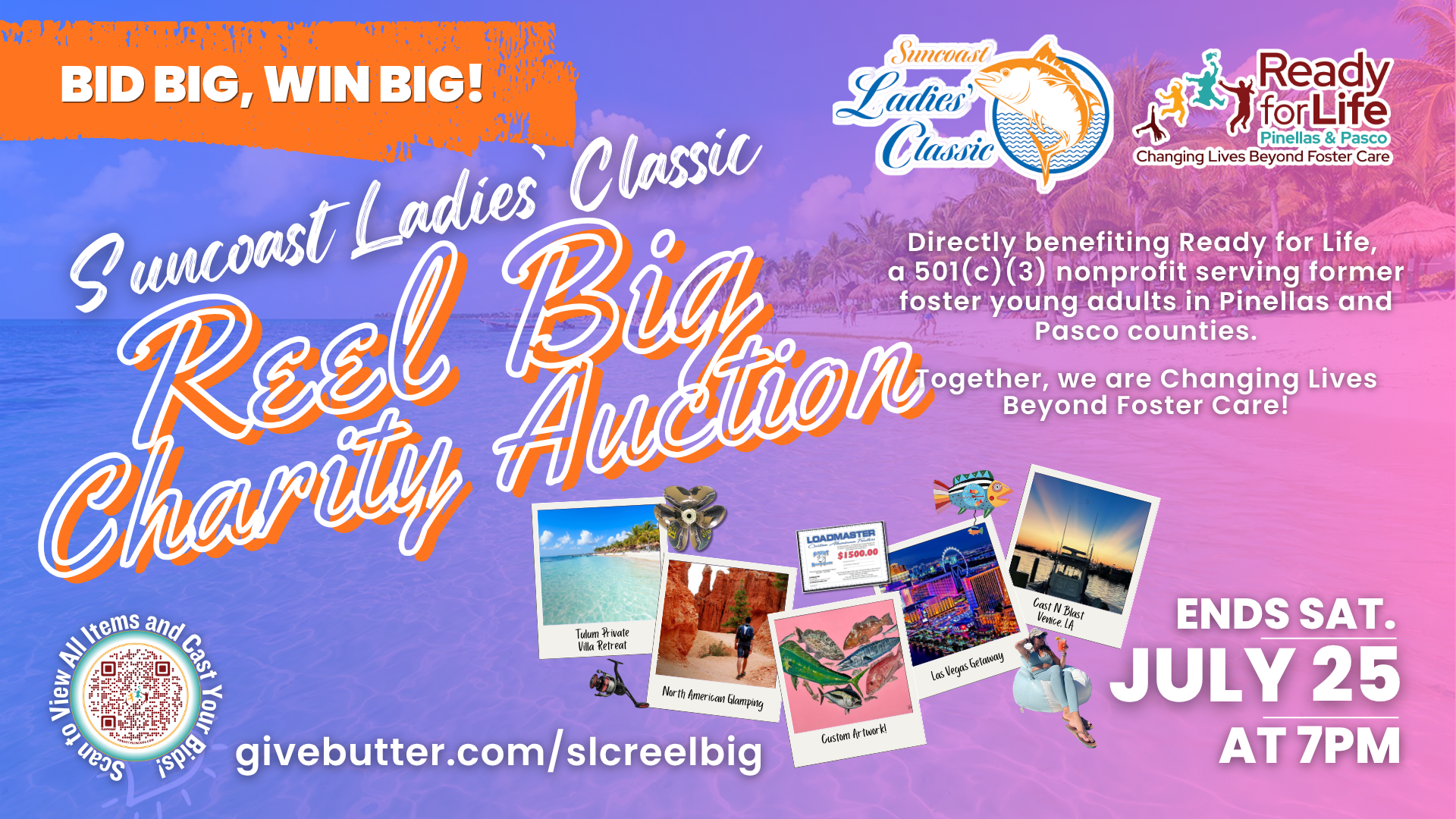Campaign cover image for Suncoast Ladies Classic Reel Big Auction 2026 - Benefiting Ready for Life