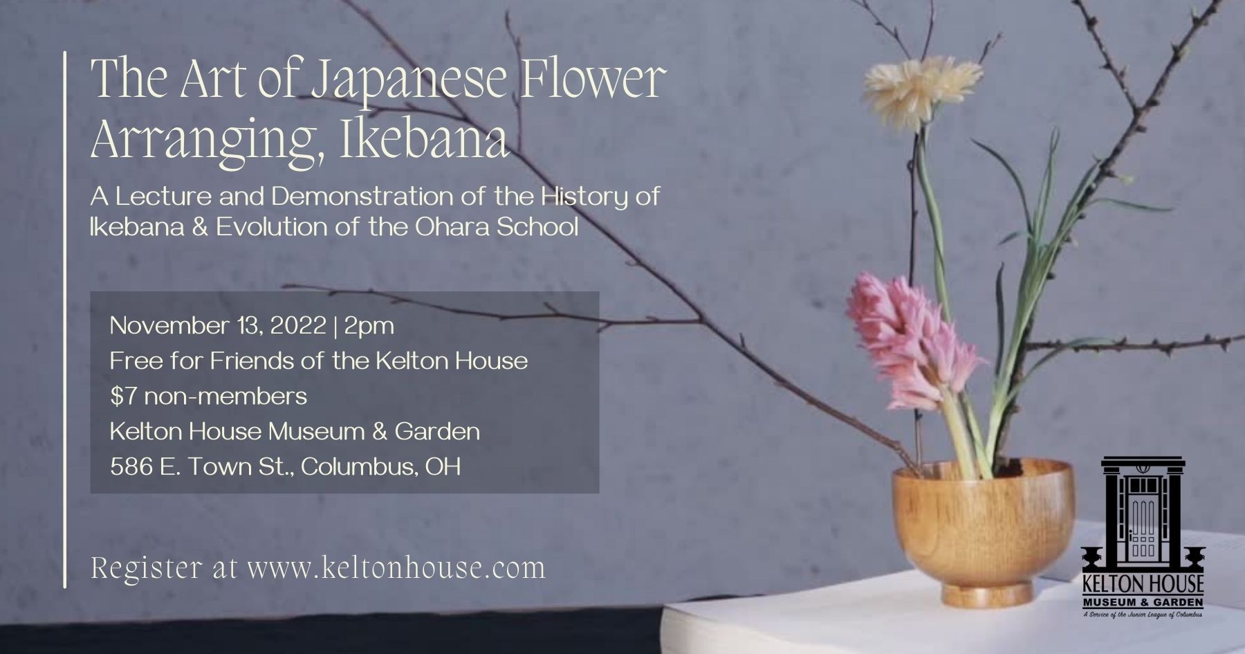Campaign cover image for The Art of Japanese Flower Arranging, Ikebana: Lecture and Demonstration