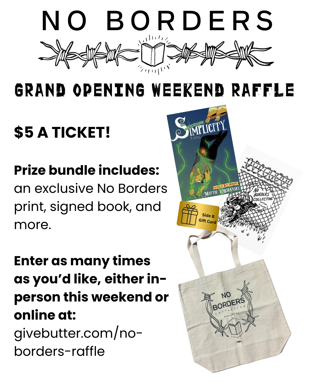 Campaign cover image for No Borders Raffle!