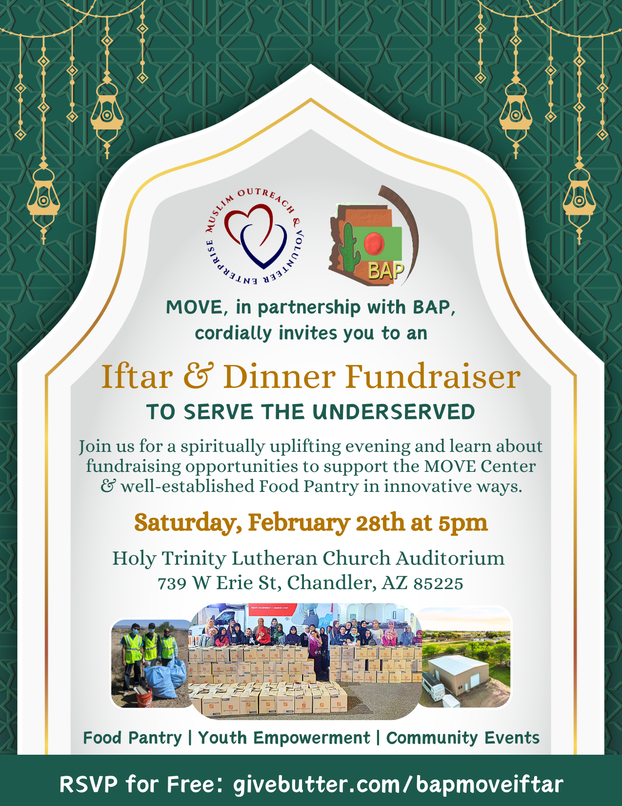 Campaign cover image for BAPxMOVE Iftar & Dinner Fundraiser