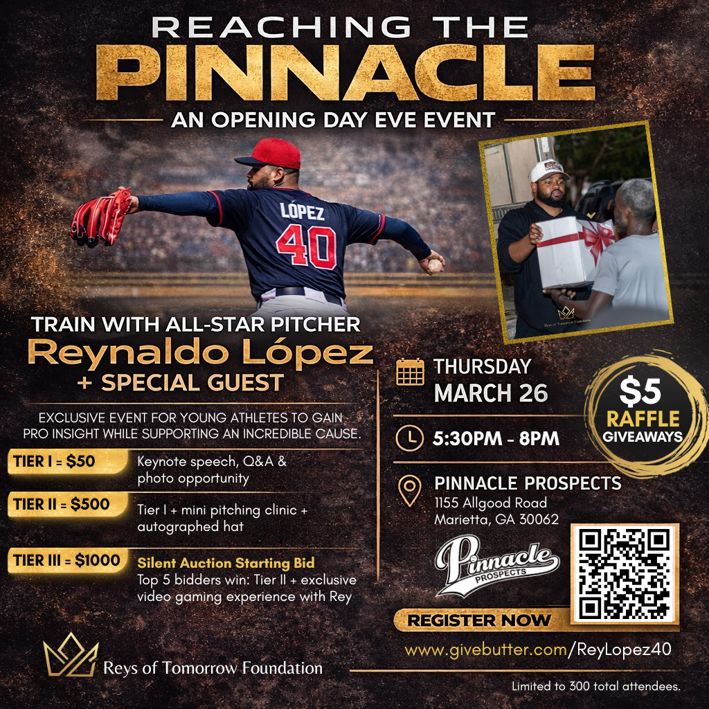 Campaign cover image for Reaching the Pinnacle (Opening Day Eve Event) benefiting the Reys of Tomorrow Foundation