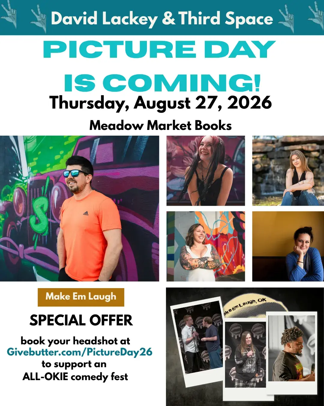 Campaign cover image for Picture Day - Comedian Headshots by David Lackey