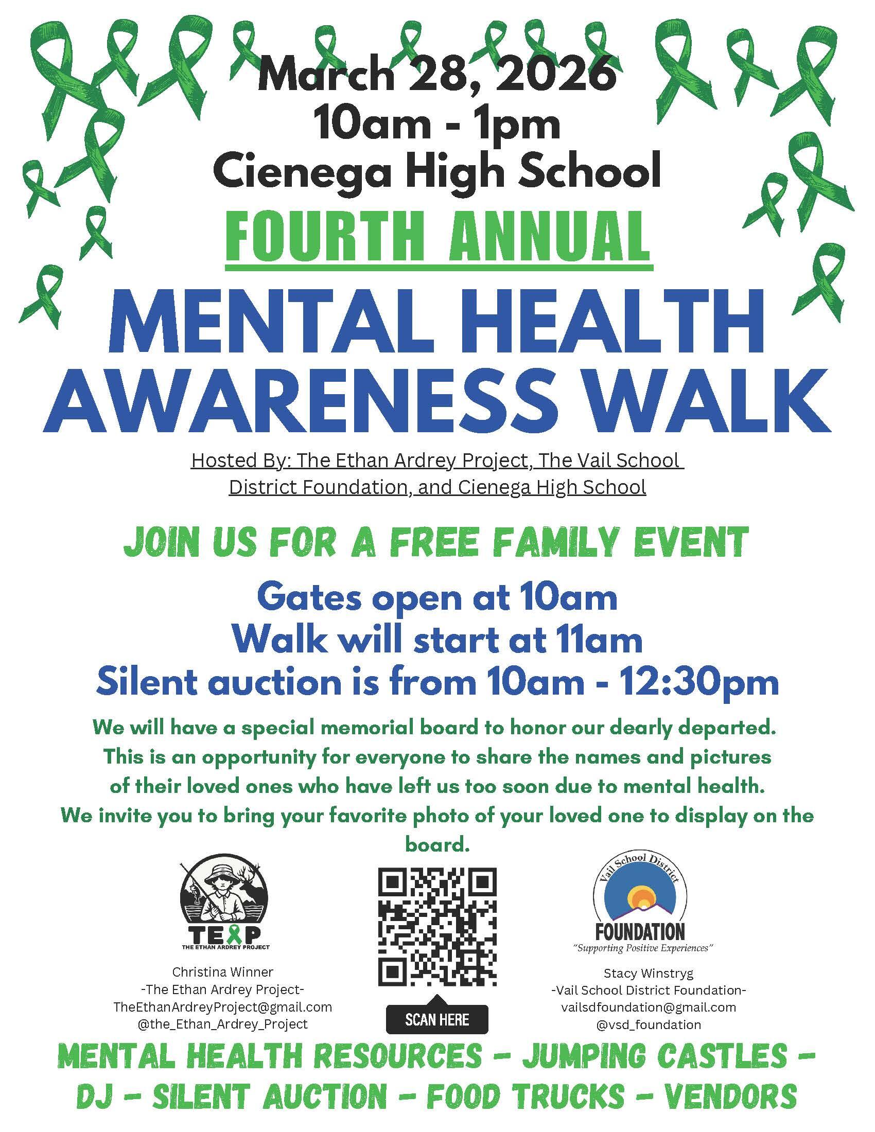 Campaign cover image for 4th Annual Mental Health Awareness Walk