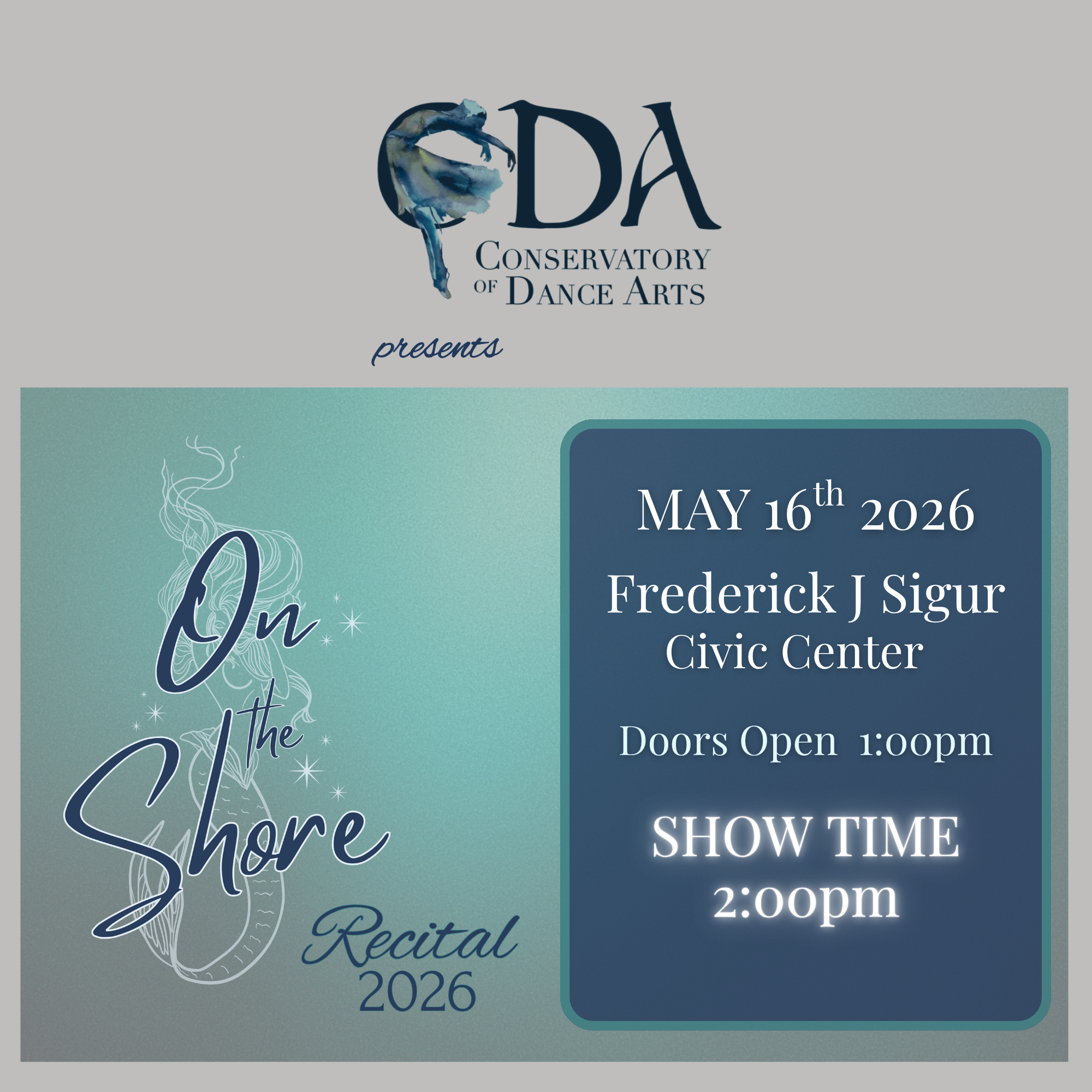 Campaign cover image for 2026 CDA RECITAL ORDER FORM