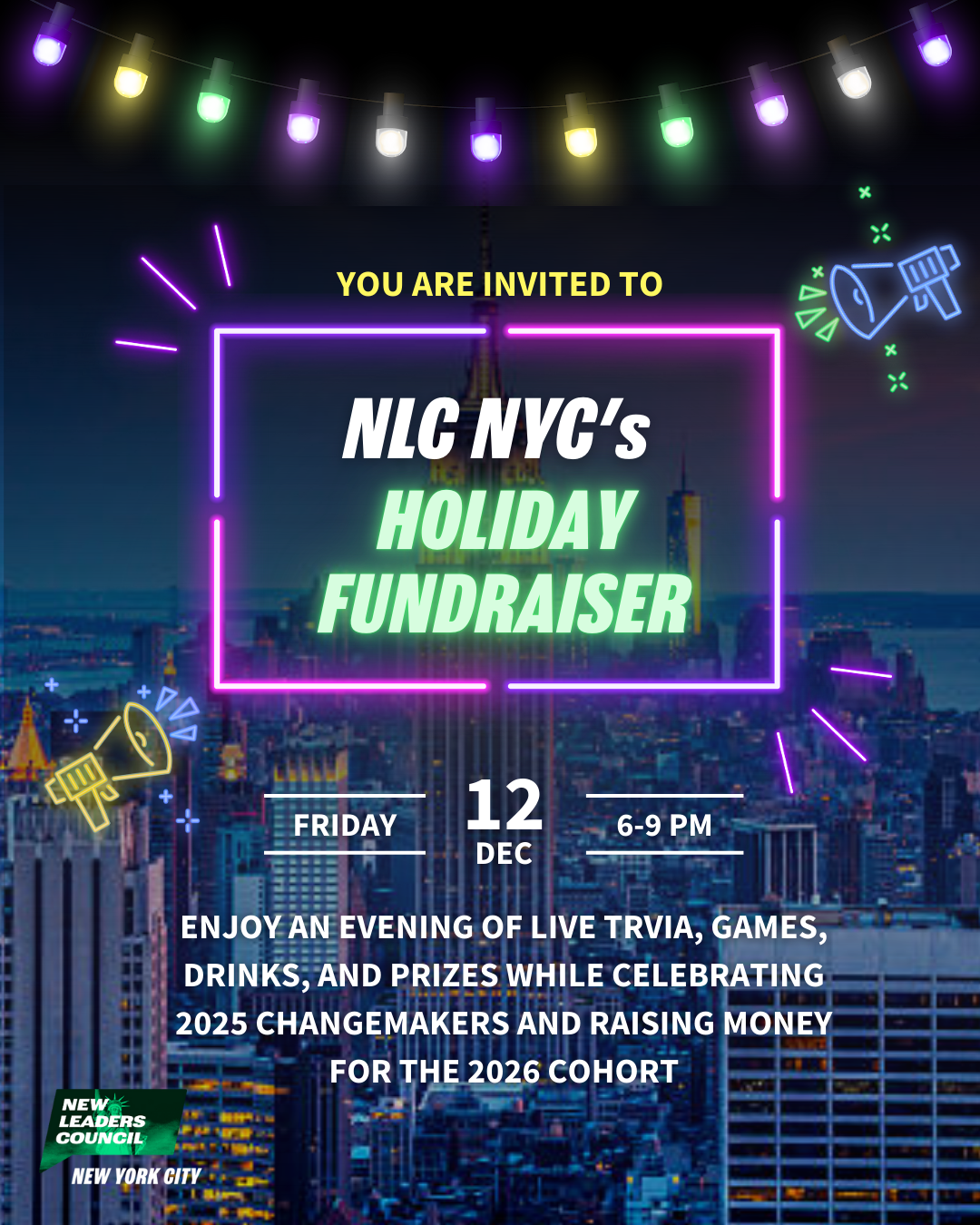 Campaign cover image for NLC NYC Holiday Changemaker Celebration
