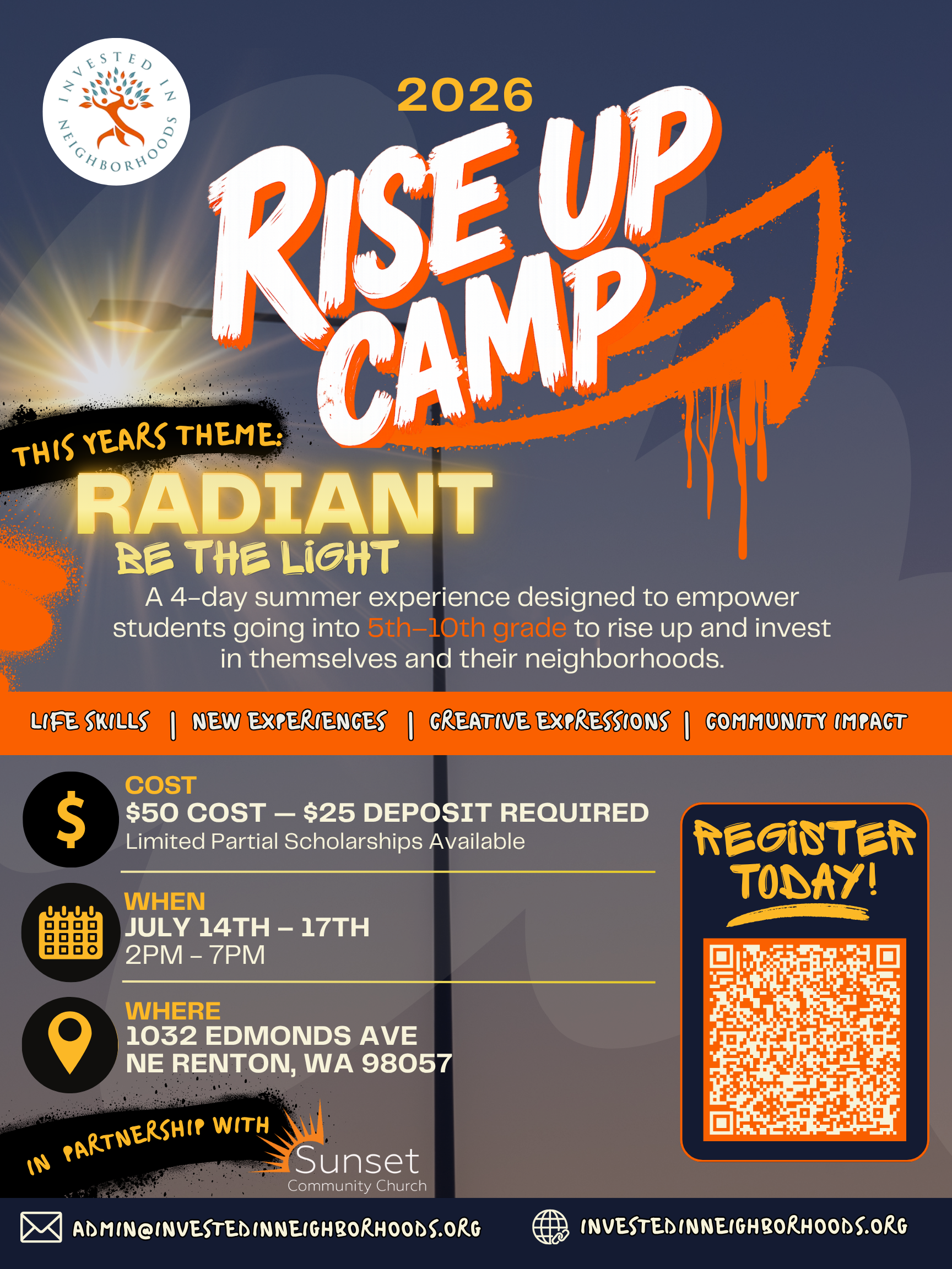 Rise Up Camp 2026