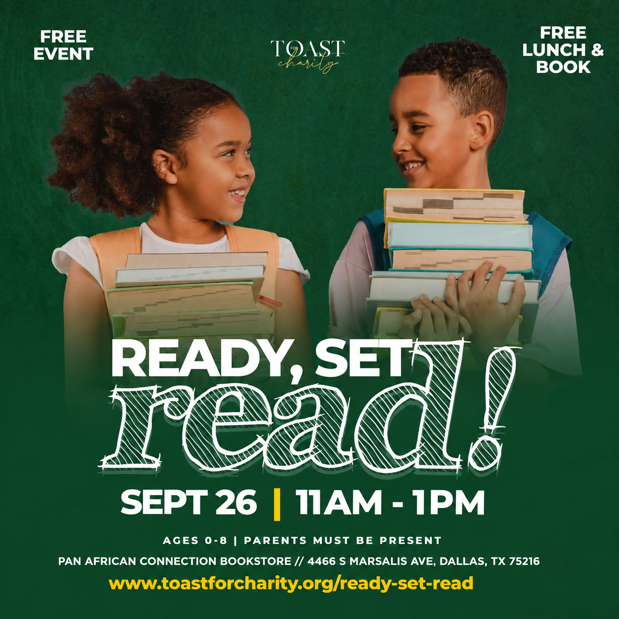 Campaign cover image for Story time with Toast for Charity at PAC
