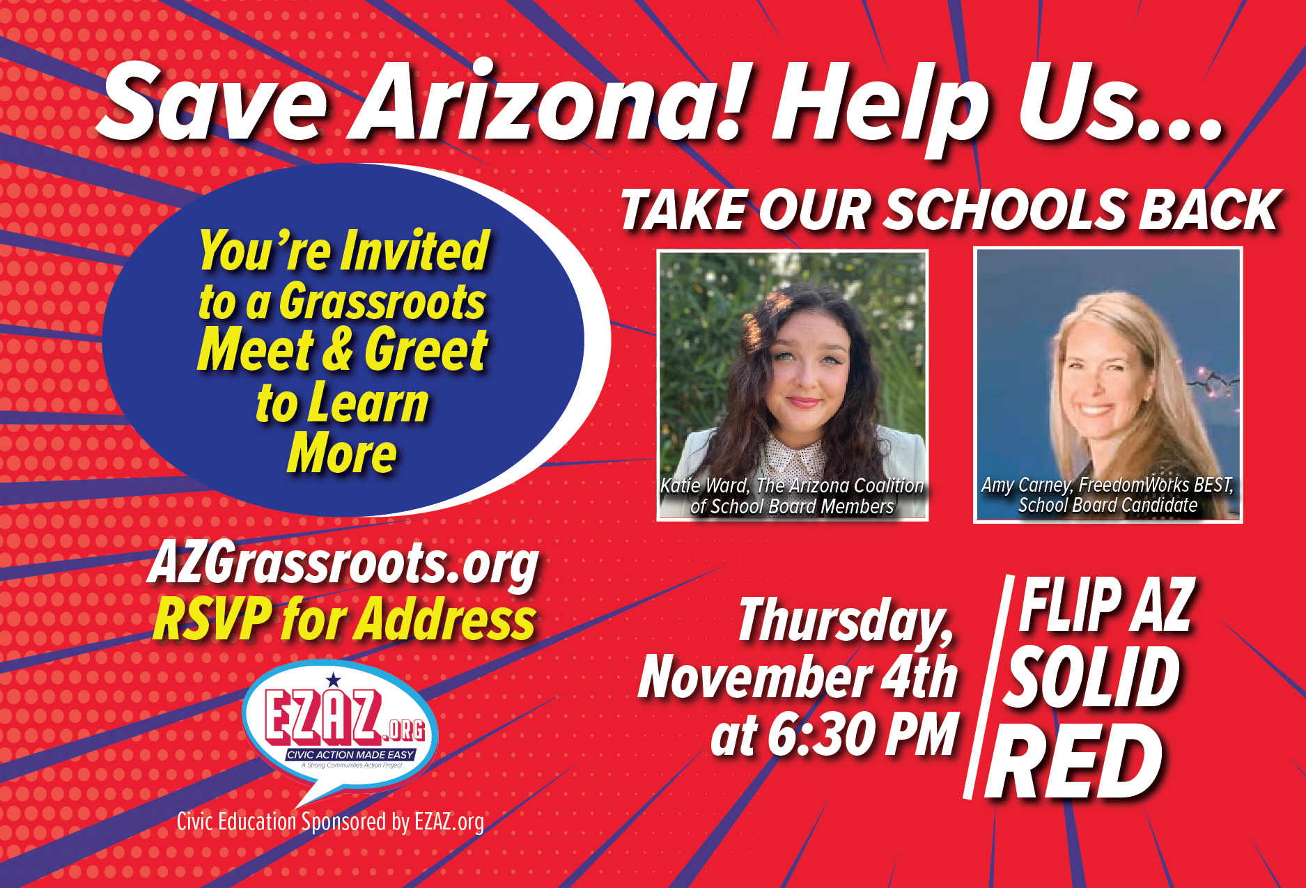 Campaign cover image for AZ Grassroots Meet & Greet - November 4th