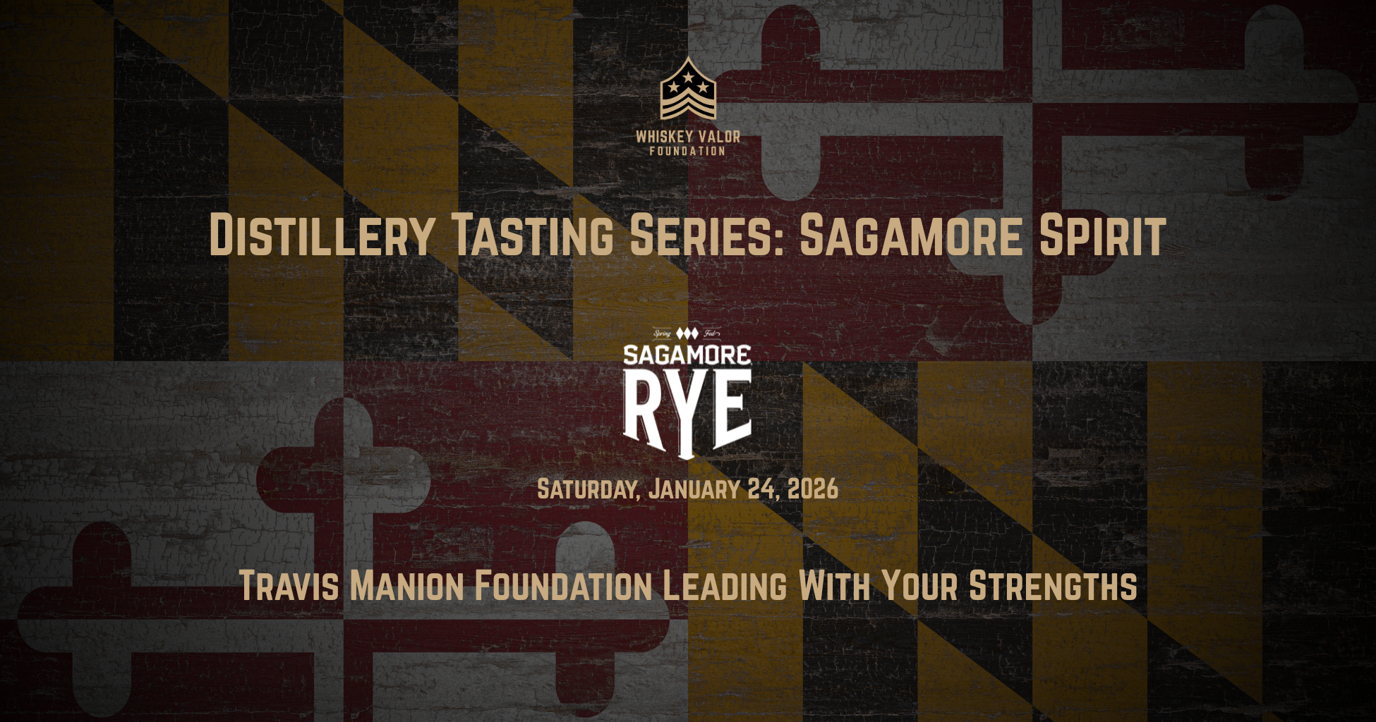 Campaign cover image for Whiskey Valor Distillery Tasting Series: Sagamore Spirit