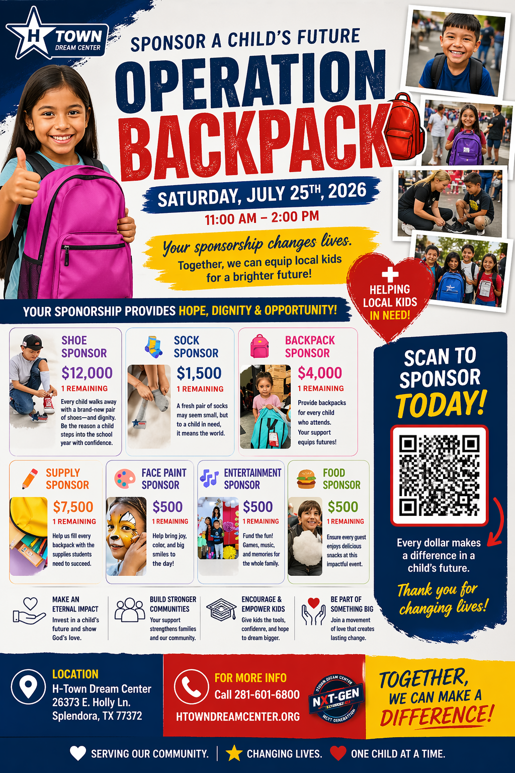 Campaign cover image for Operation Backpack 2026