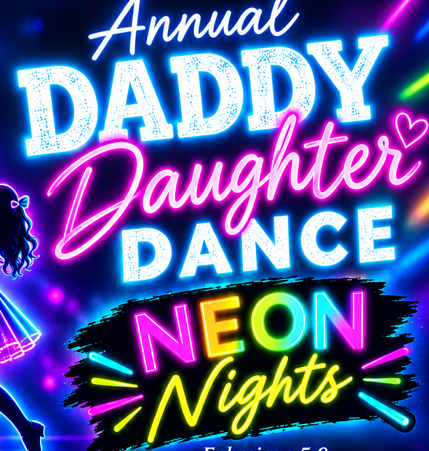 Campaign cover image for 2026-2027 Daddy Daughter Dance: Neon Nights