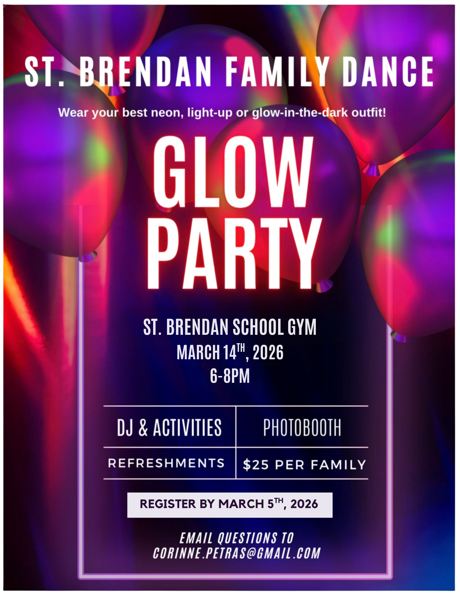 Campaign cover image for Glow Dance 2026