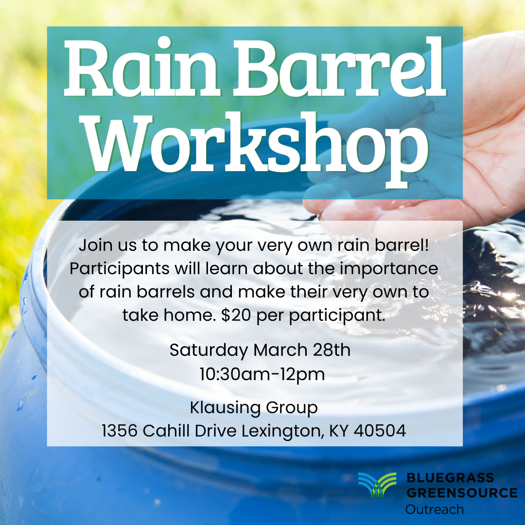 Campaign cover image for 3/28 Lexington 10:30 Rain Barrel Workshop - SOLD OUT