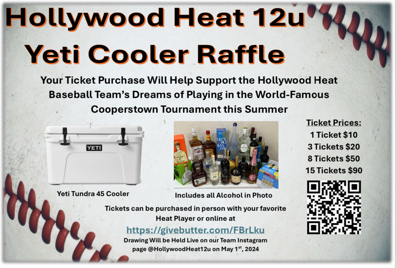 Campaign cover image for Hollywood Heat Cooler Raffle