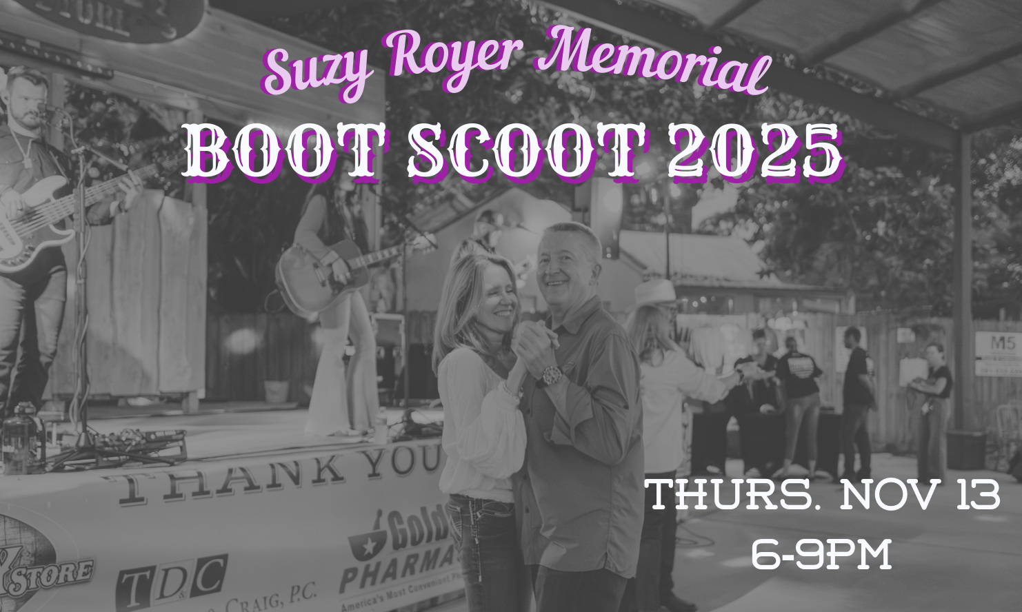 Campaign cover image for Suzy Royer Memorial Boot Scoot 2025