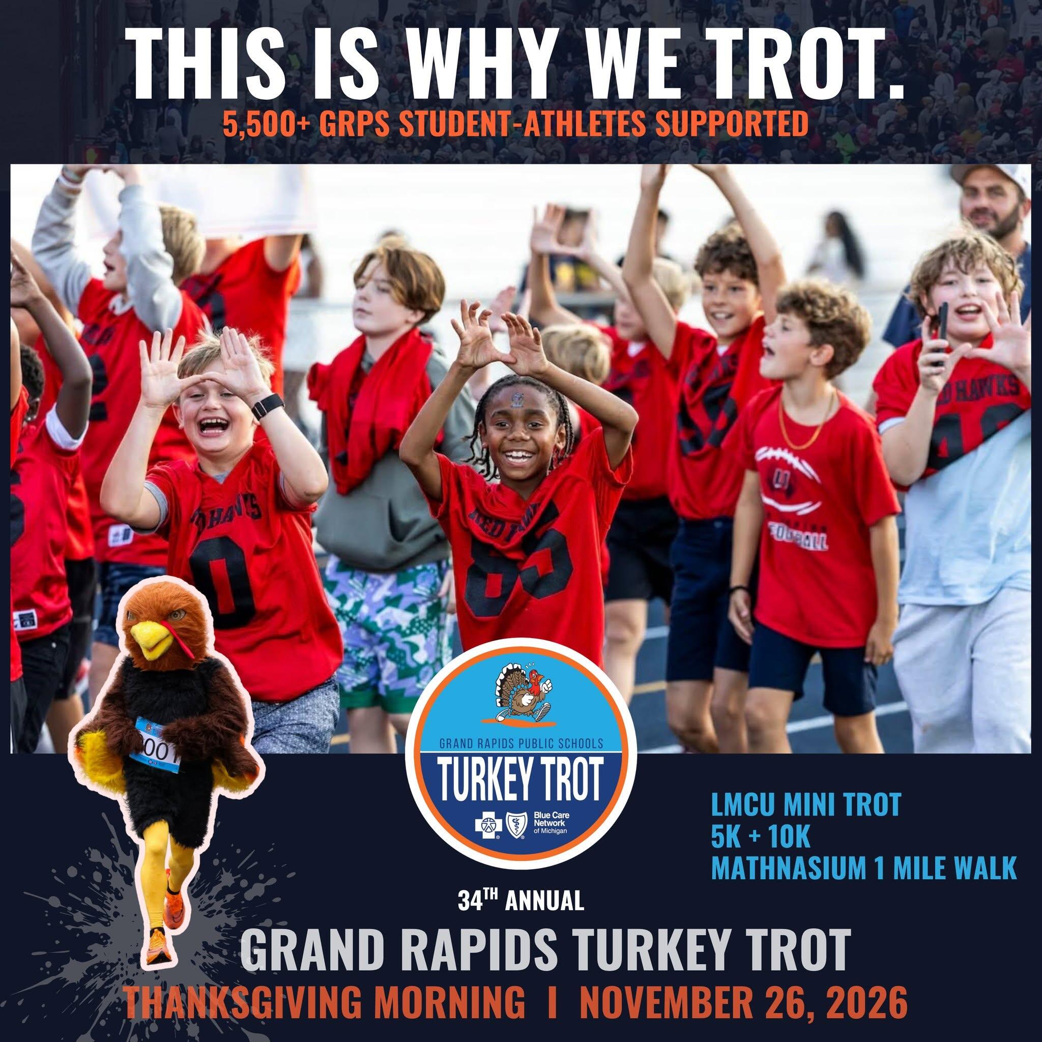 Campaign cover image for 2026 Grand Rapids Turkey Trot