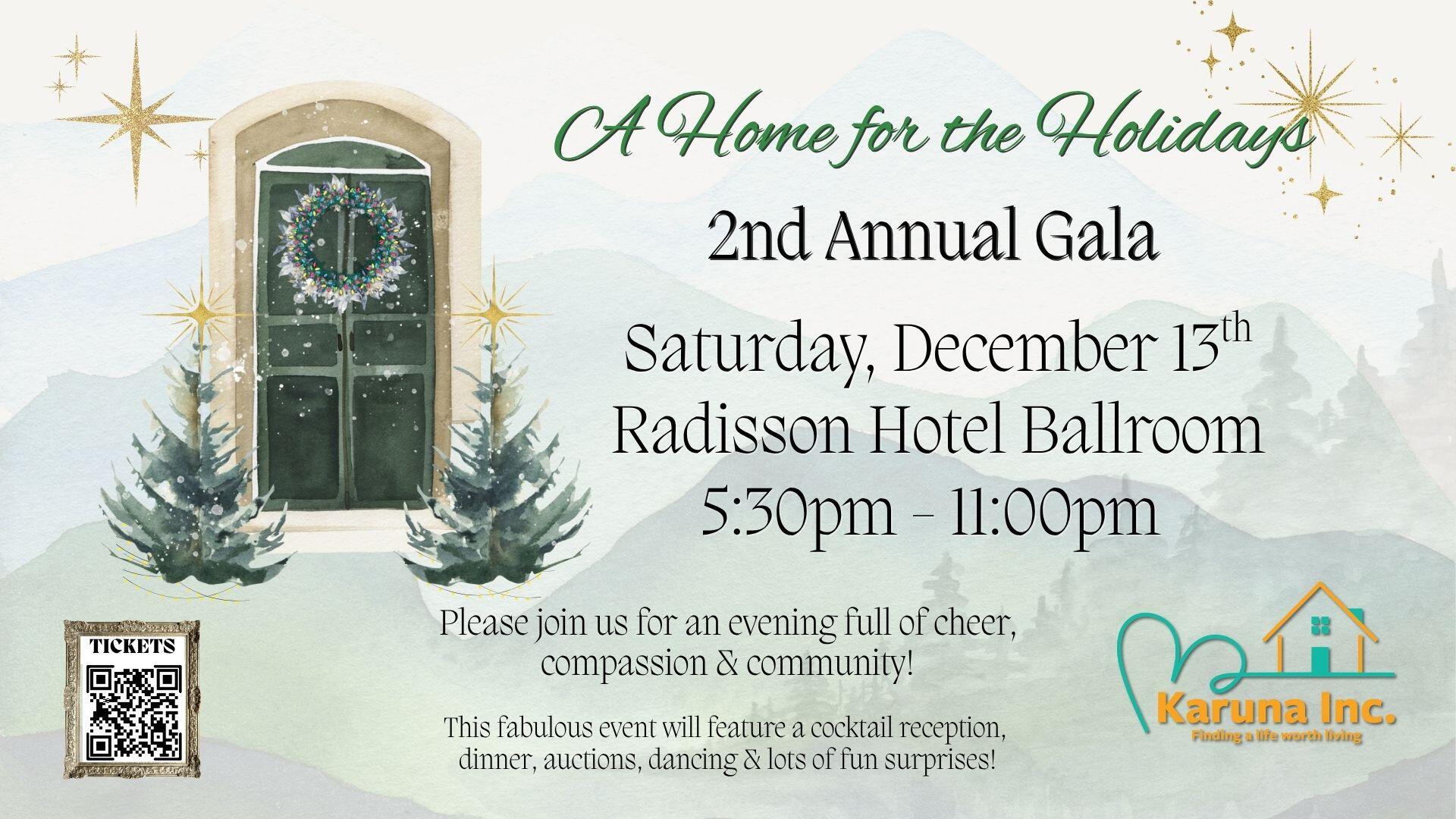 Campaign cover image for A Home for the Holidays Gala