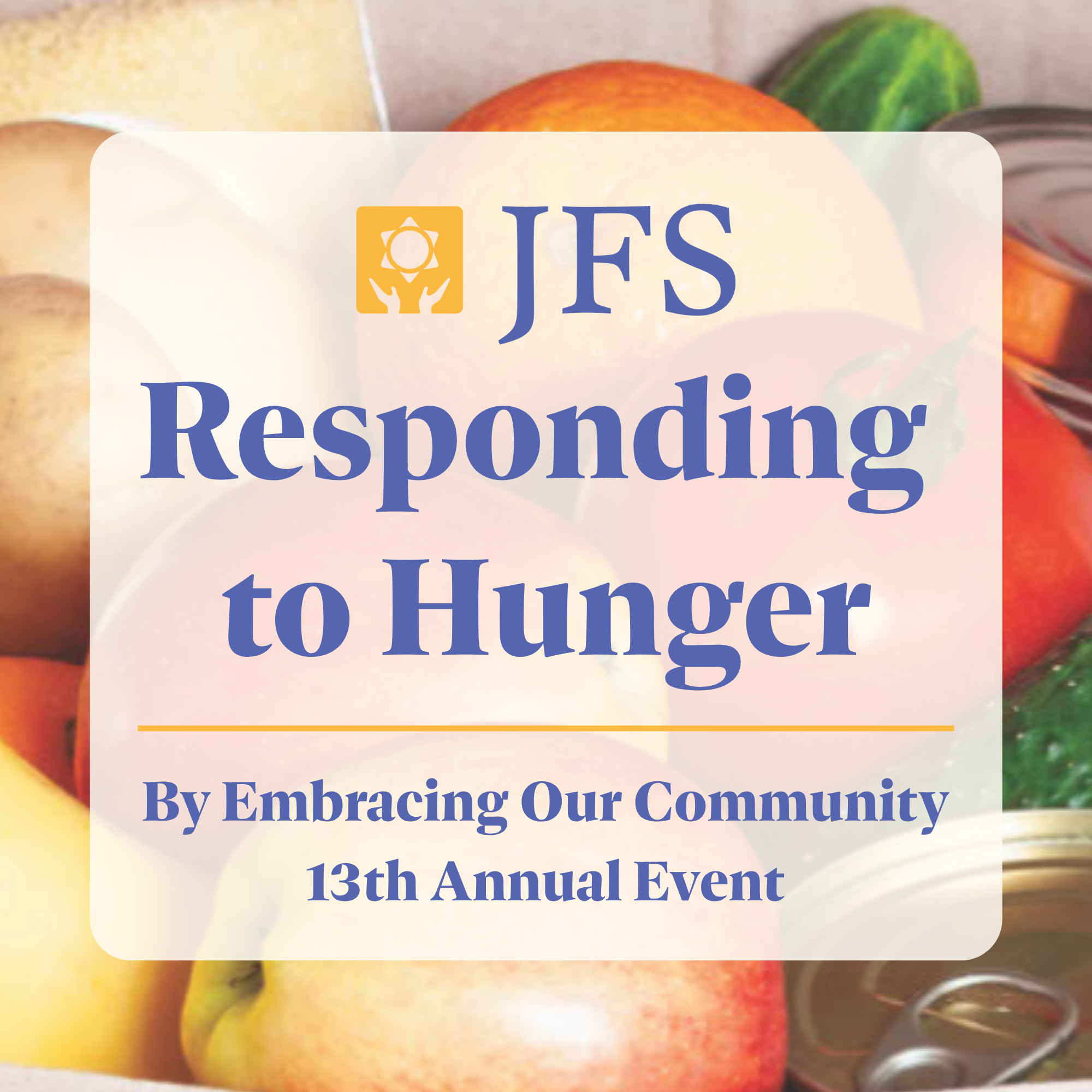 Campaign cover image for Together, we respond to Hunger.