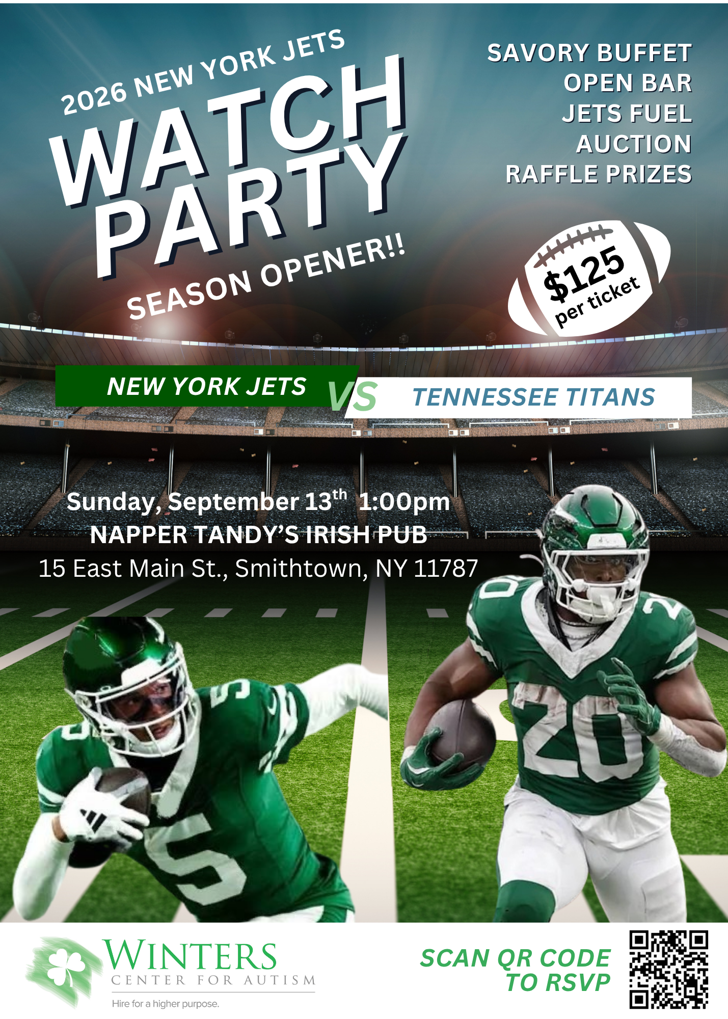 Campaign cover image for 2026 New York Jets Watch Party