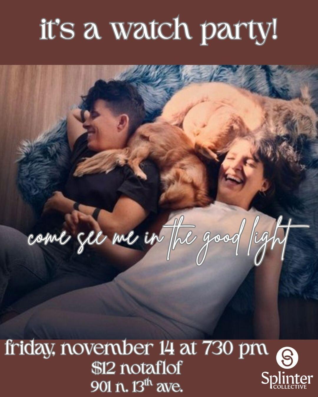 Campaign cover image for "come see me in the good light"