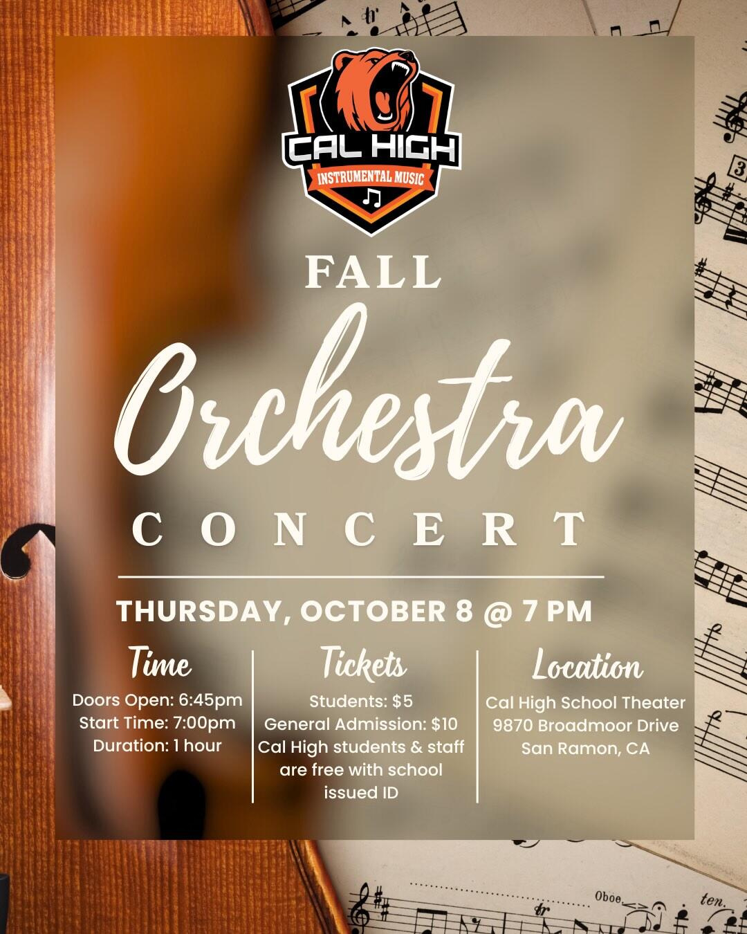 Campaign cover image for 2026 Fall Orchestra Concert