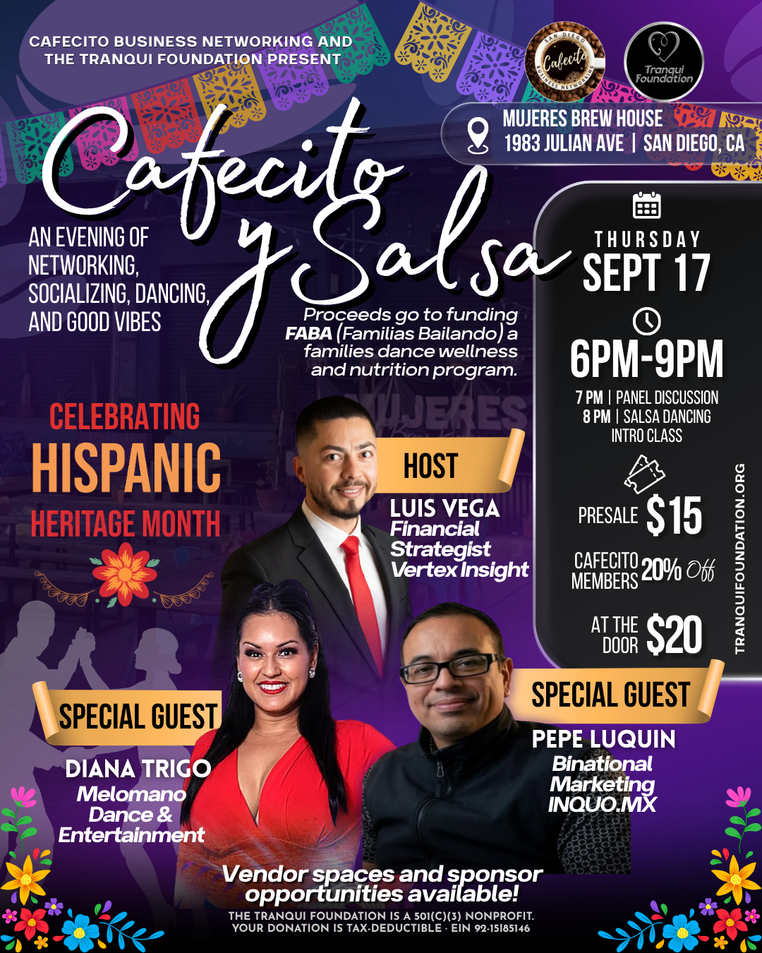 Campaign cover image for Cafecito y Salsa ☕💃🕺 9/17