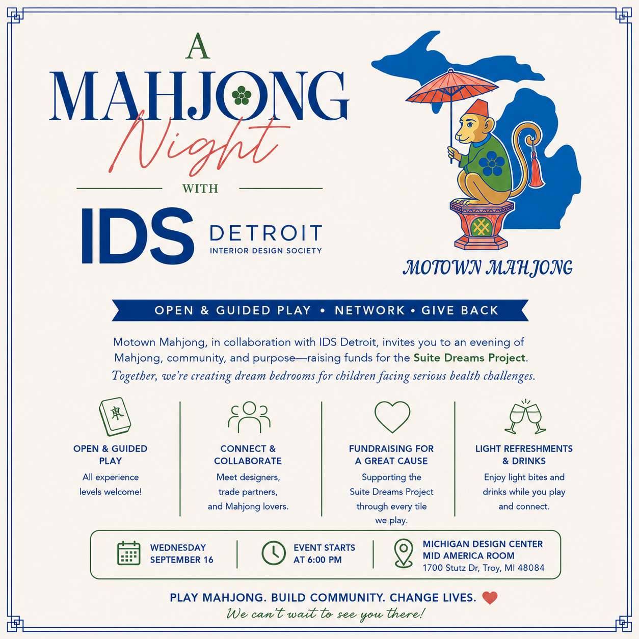 Campaign cover image for A Mahjong Night with IDS Detroit