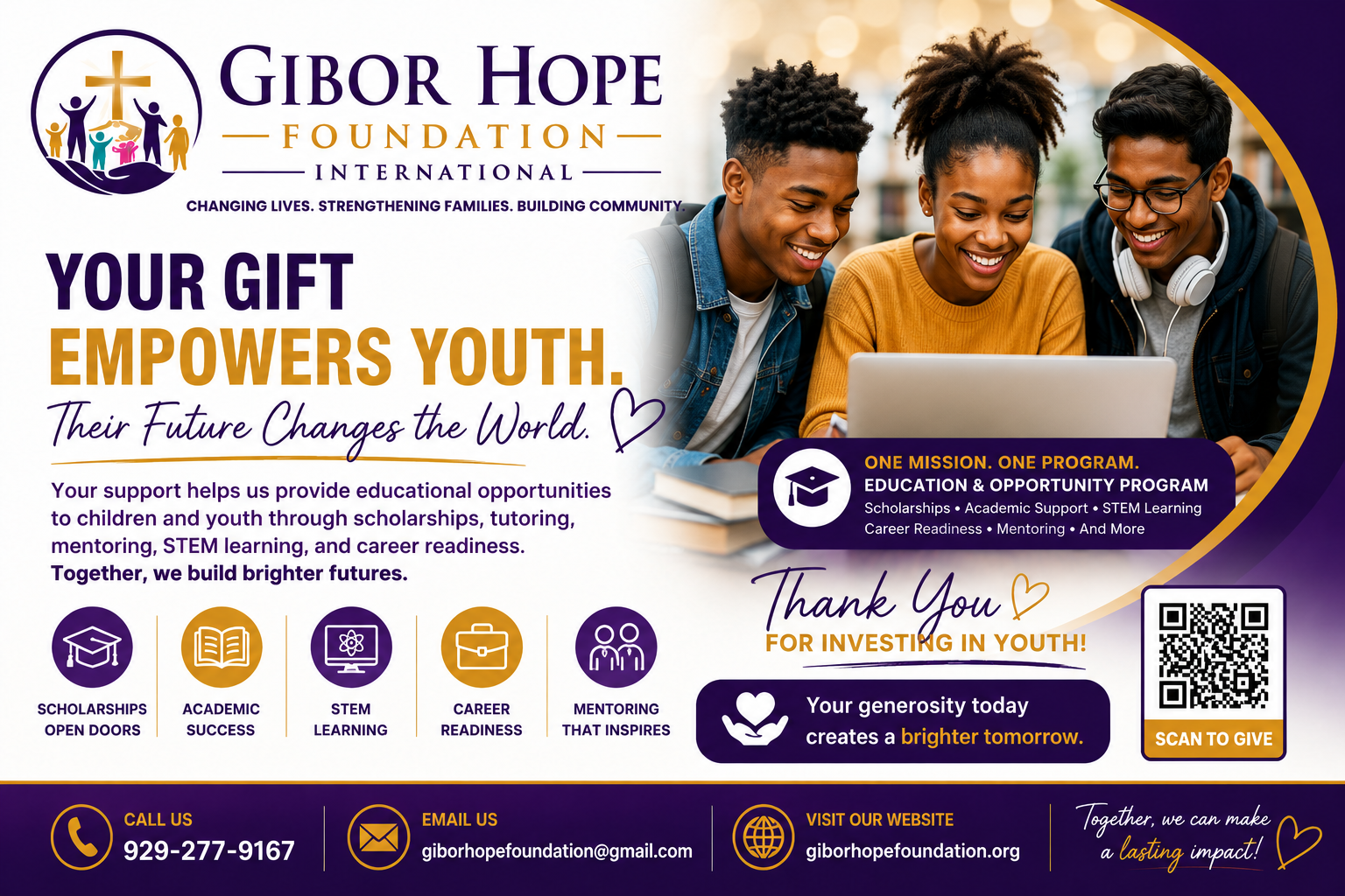 Campaign cover image for Gibor Hope Foundation International