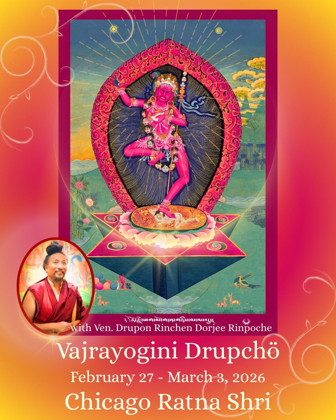 Campaign cover image for Vajrayogini Drupchö 2026