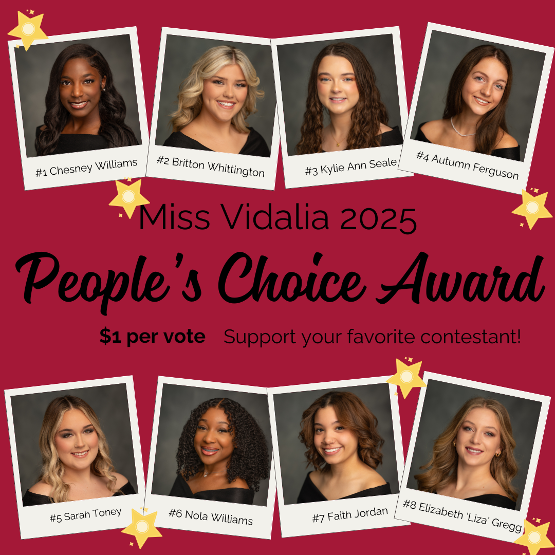 Campaign cover image for 2025 Miss Vidalia Peoples Choice