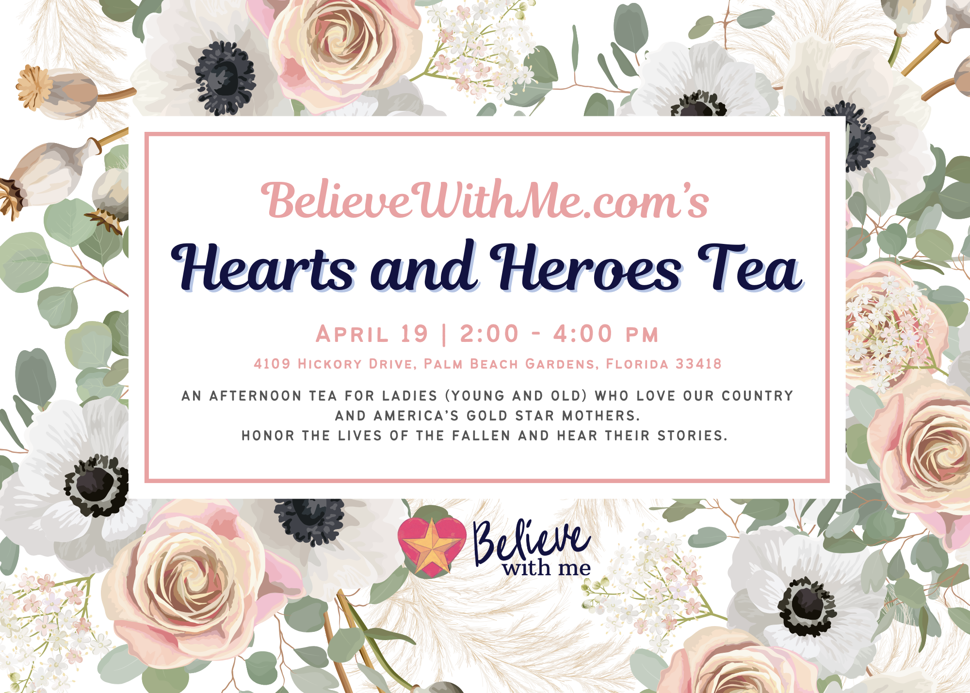 Campaign cover image for Palm Beach Hearts & Heroes Gold Star Mother's Tea