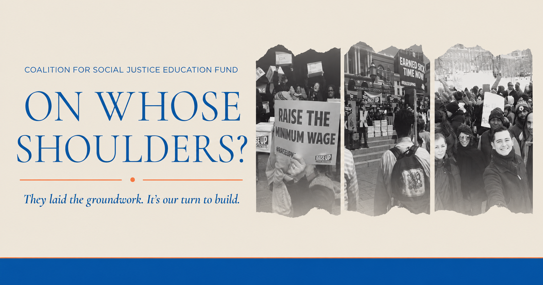 Campaign cover image for On Who's Shoulders?