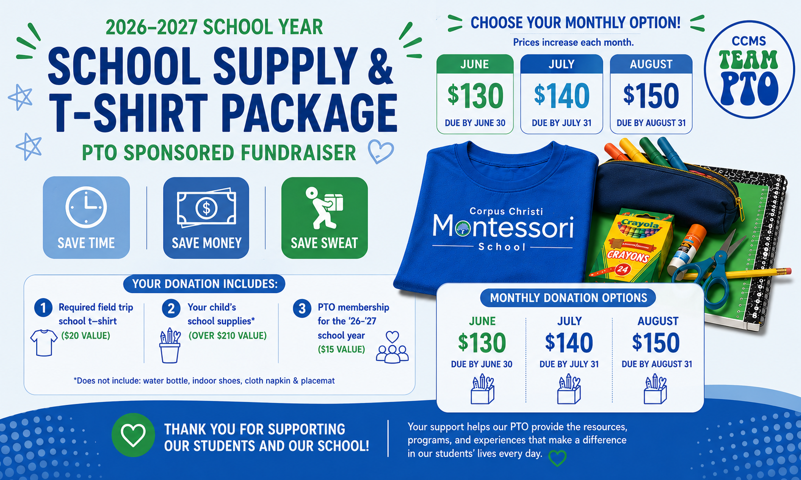 Campaign cover for School Supplies Fundraiser '26-'27