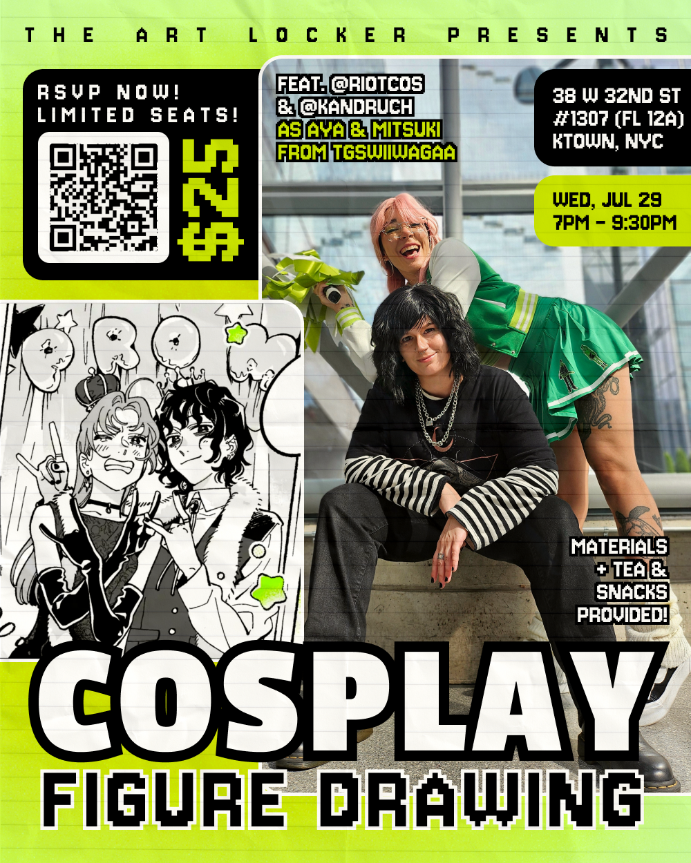 Campaign cover image for Cosplay Figure Drawing 7/29