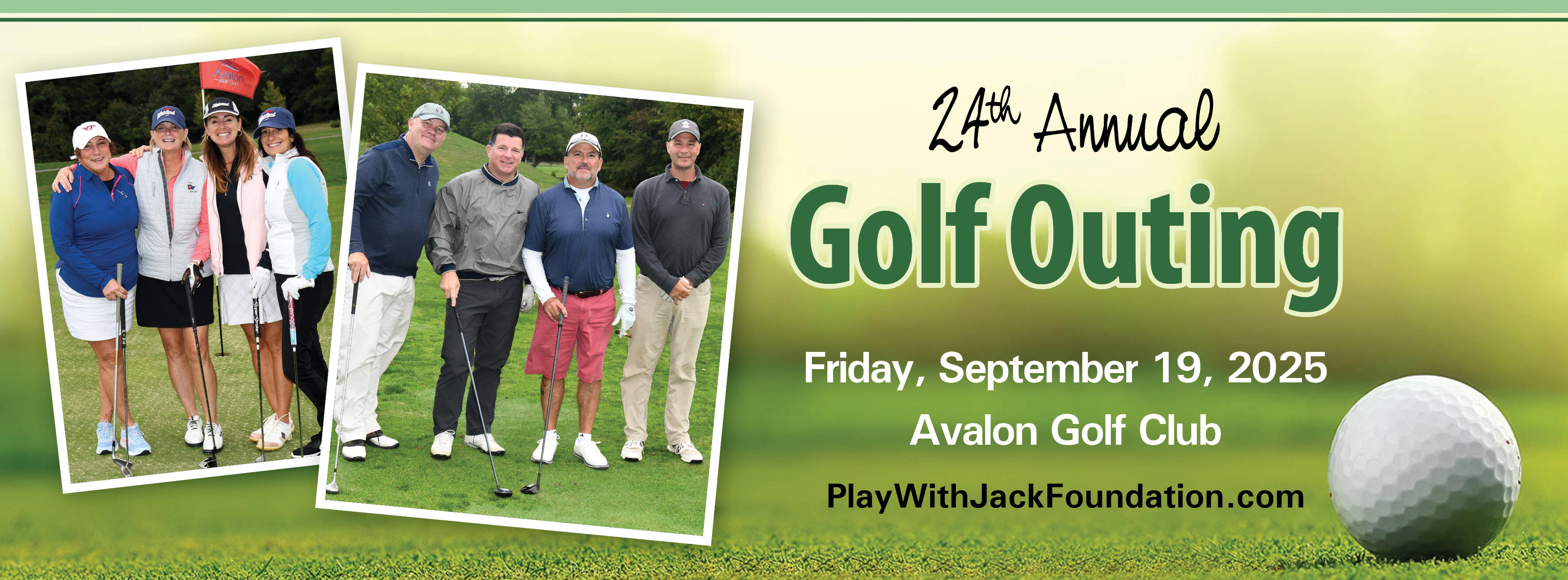 Campaign cover image for 24th Annual Play with Jack Golf Outing