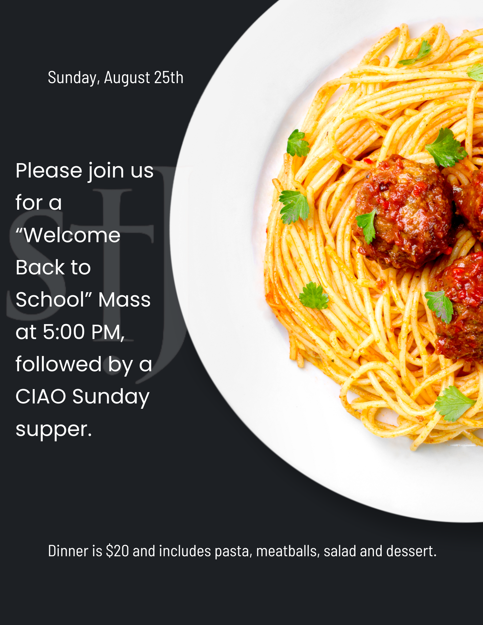 Campaign cover image for Ciao Sunday Supper 2024