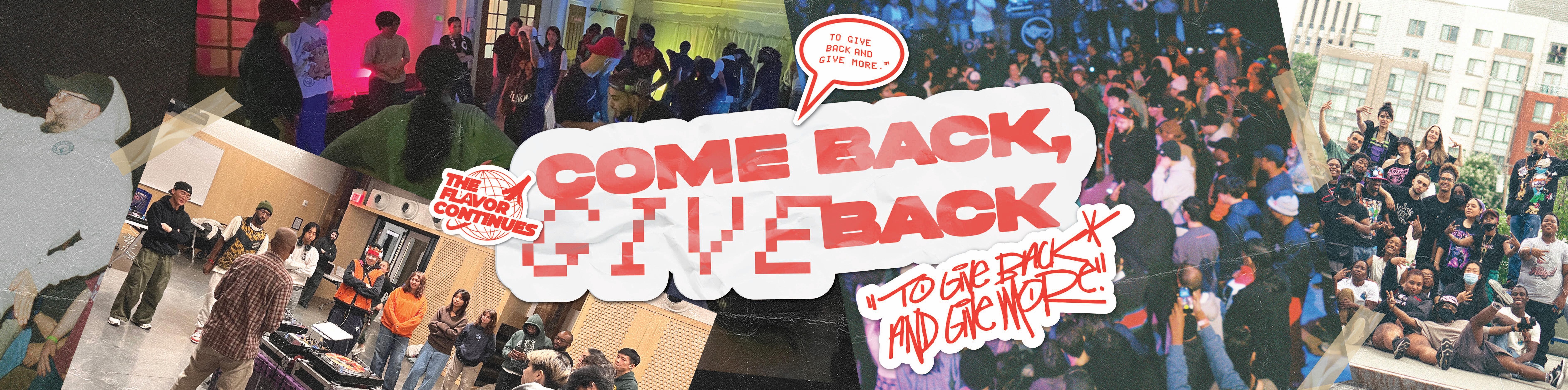 Campaign cover image for Come Back, Give Back