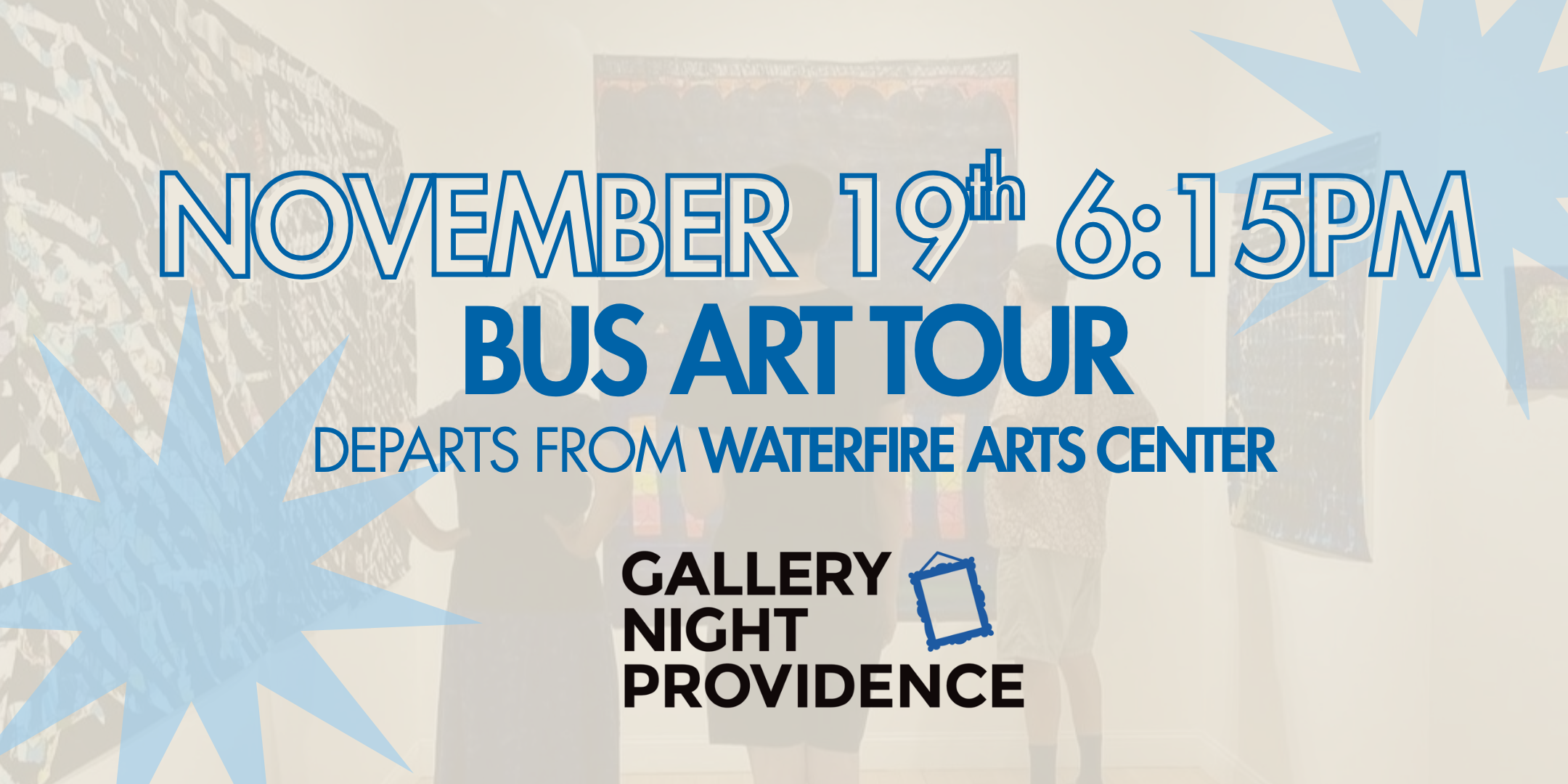 Campaign cover image for Gallery Night 2026 - November 19 6:15PM Bus Tour