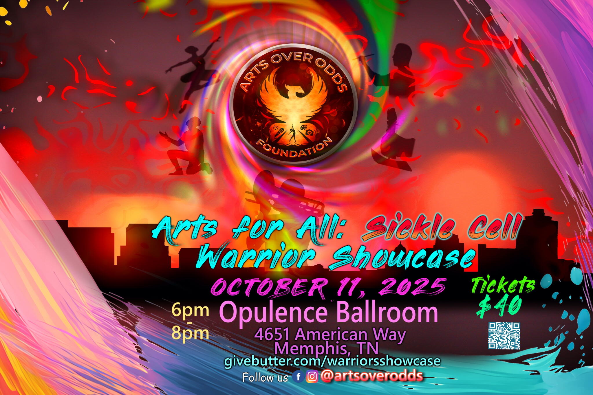 Campaign cover image for Arts For All Sickle Cell Warrior Showcase