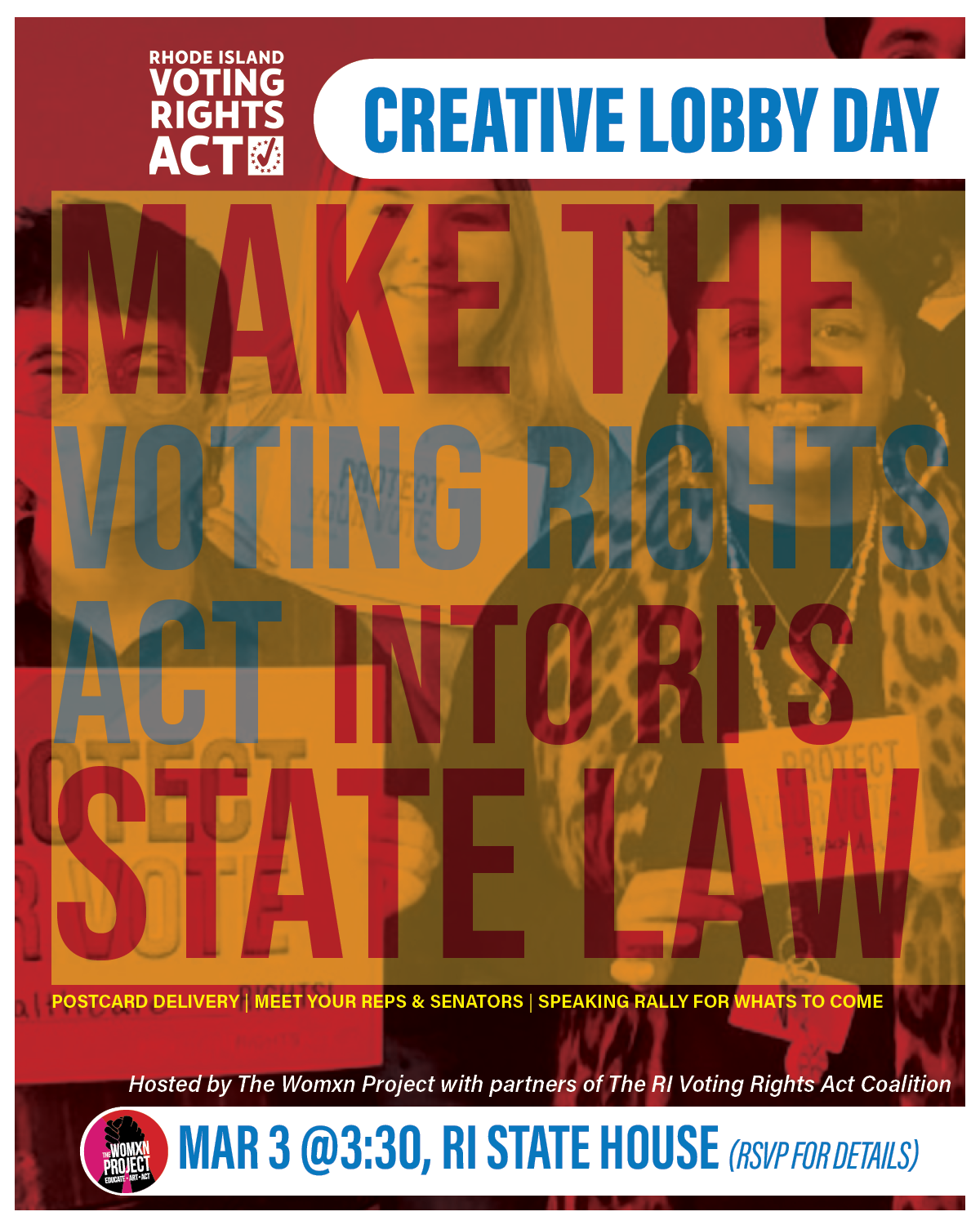 Campaign cover image for Voting Rights Act Creative Lobby Day