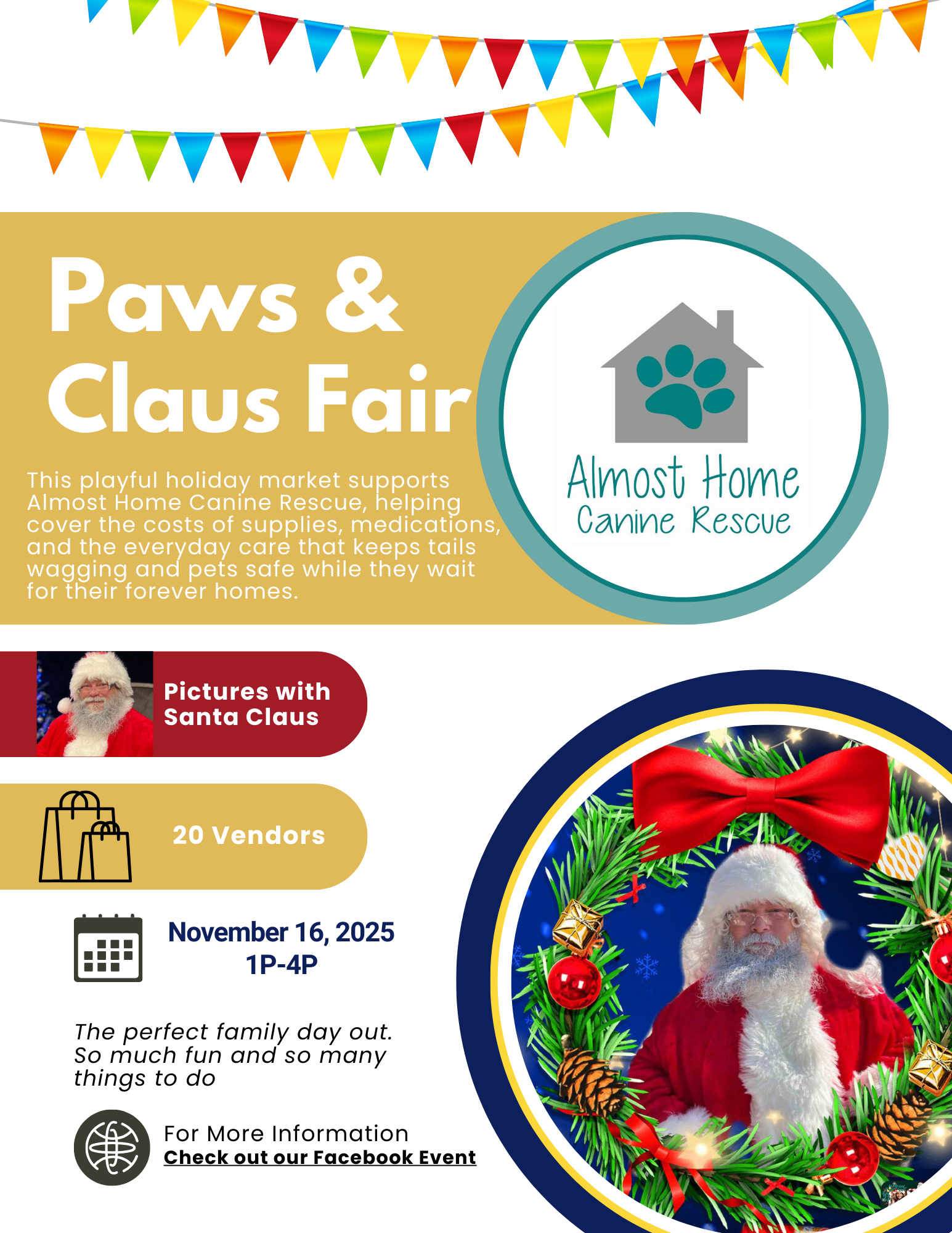 Campaign cover image for Paws and Claus Fair