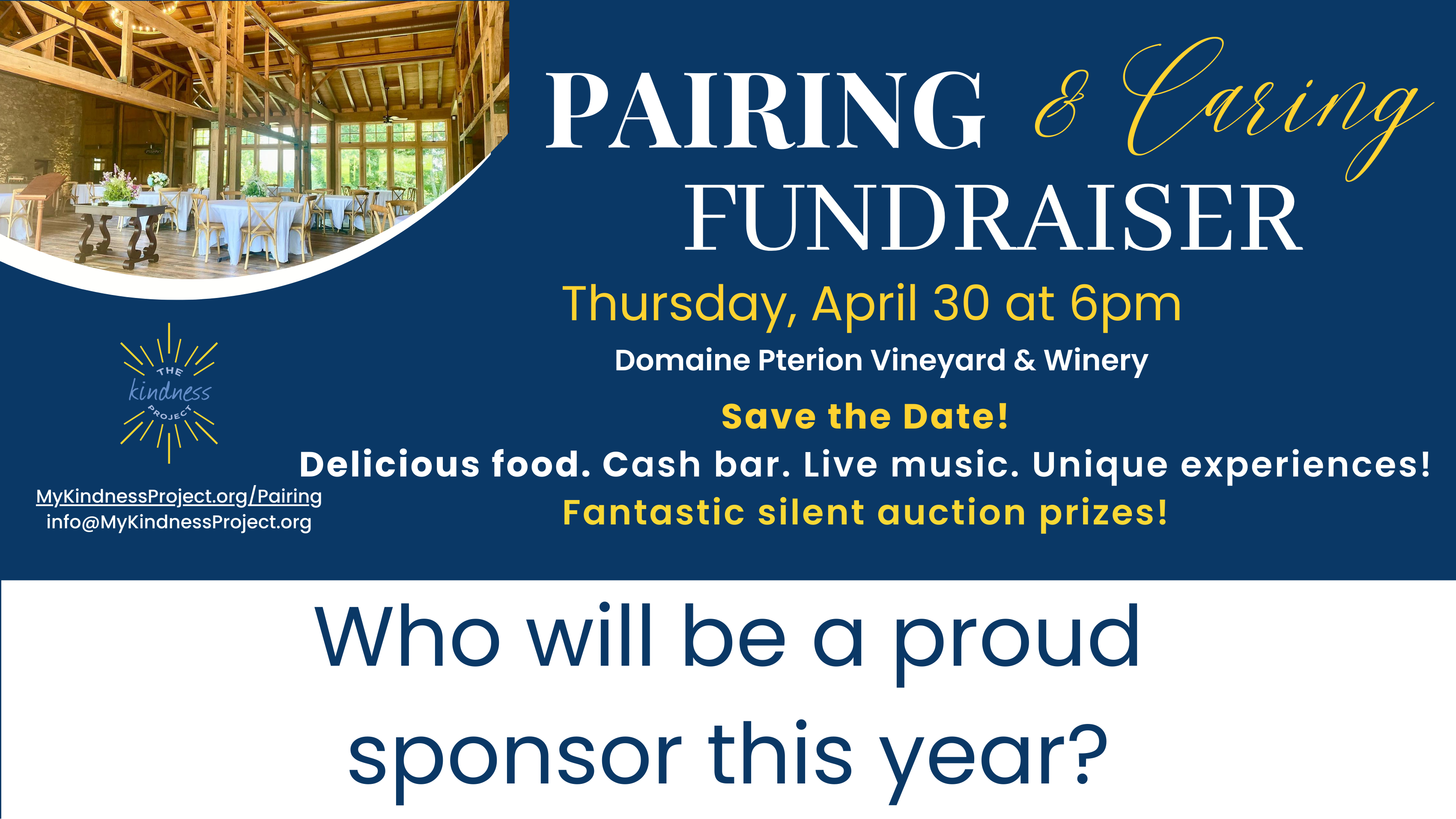 Campaign cover image for 4th Annual Pairing & Caring Benefit
