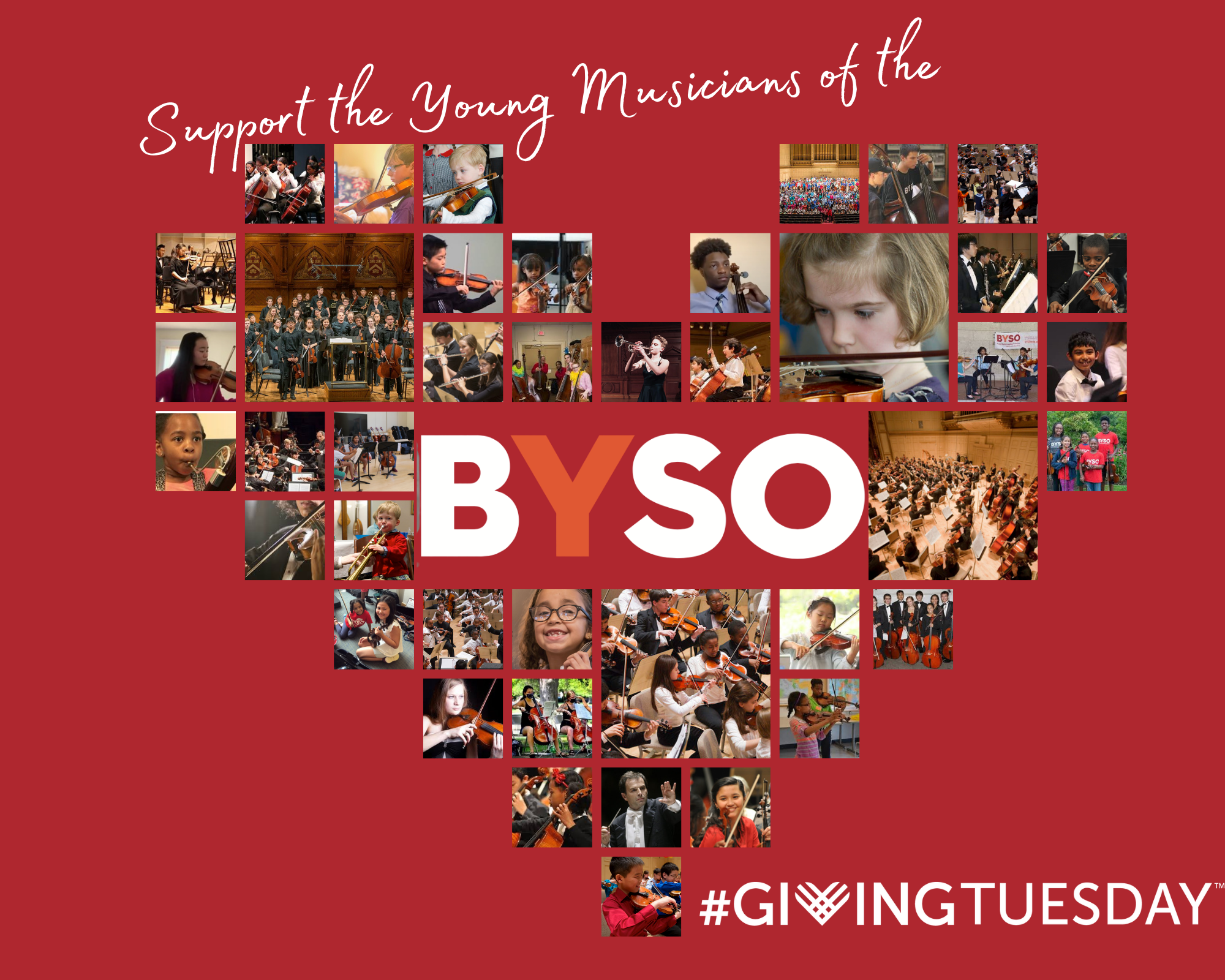 Campaign cover image for Help BYSO students put "MusicFirst" this Giving Tuesday!