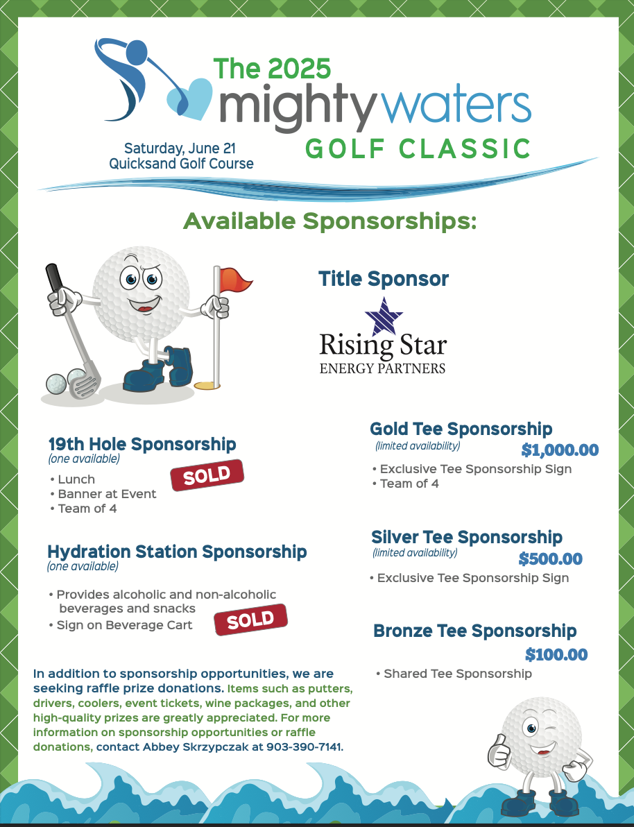 Campaign cover image for The 2025 Mighty Waters Golf Classic Sponsorship Levels