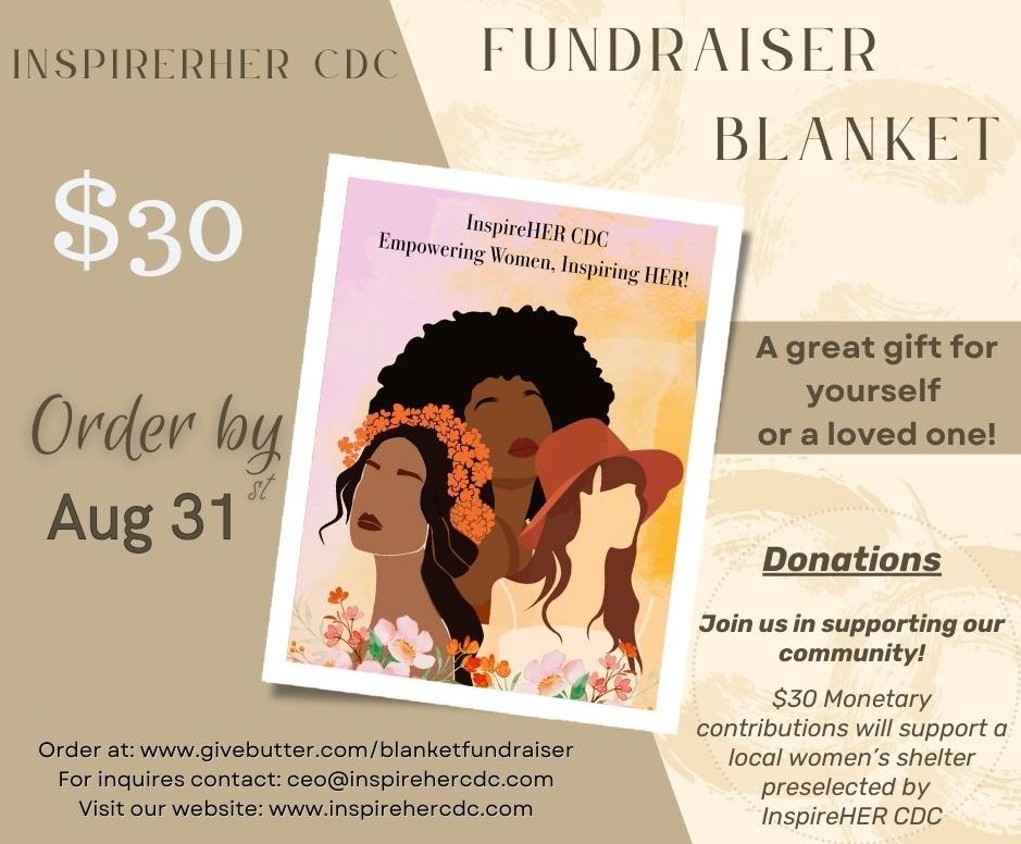 Campaign cover image for 2025 InspireHER CDC Blanket Fundraiser