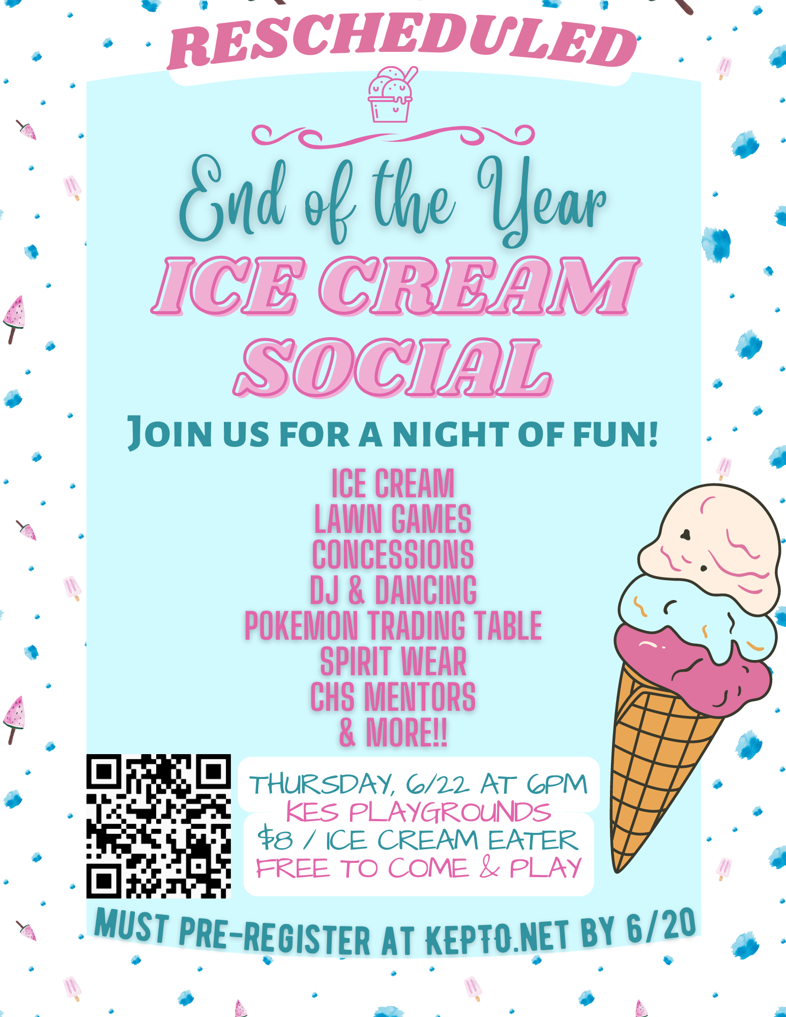 Campaign cover image for End of the Year Ice Cream Social