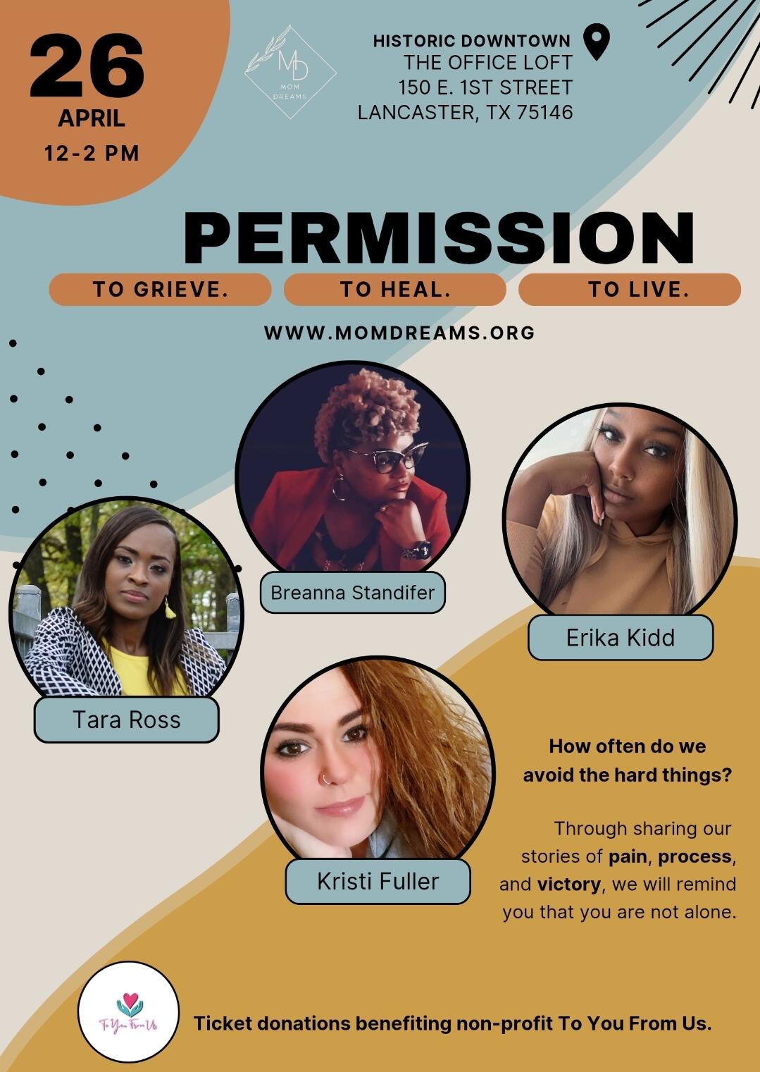 Campaign cover image for Mom Dreams: PERMISSION